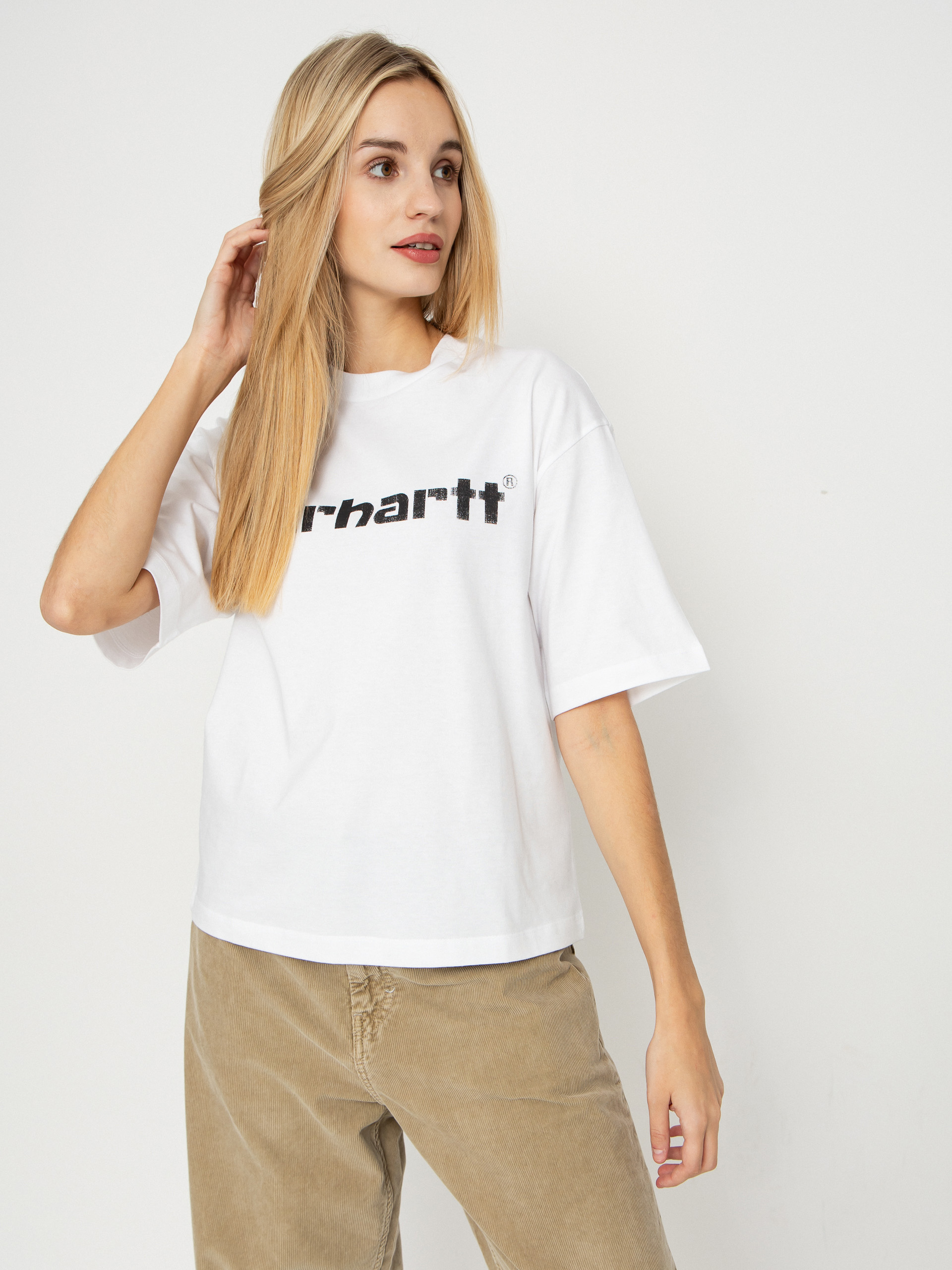 Тениска Carhartt WIP Archive Script Wmn (white)
