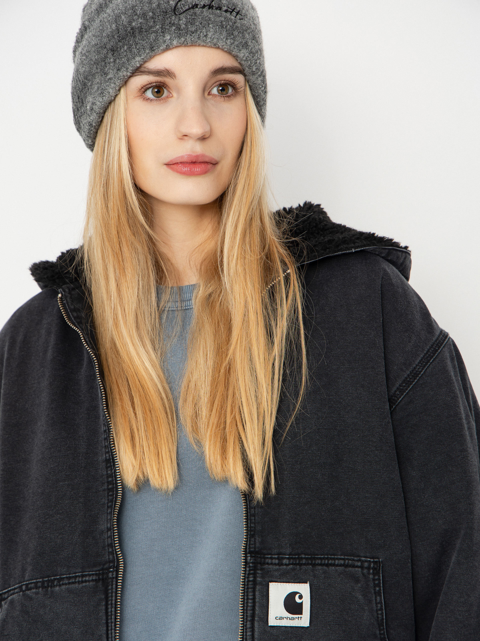 Яке Carhartt WIP Hooded Mitch Wmn (black)