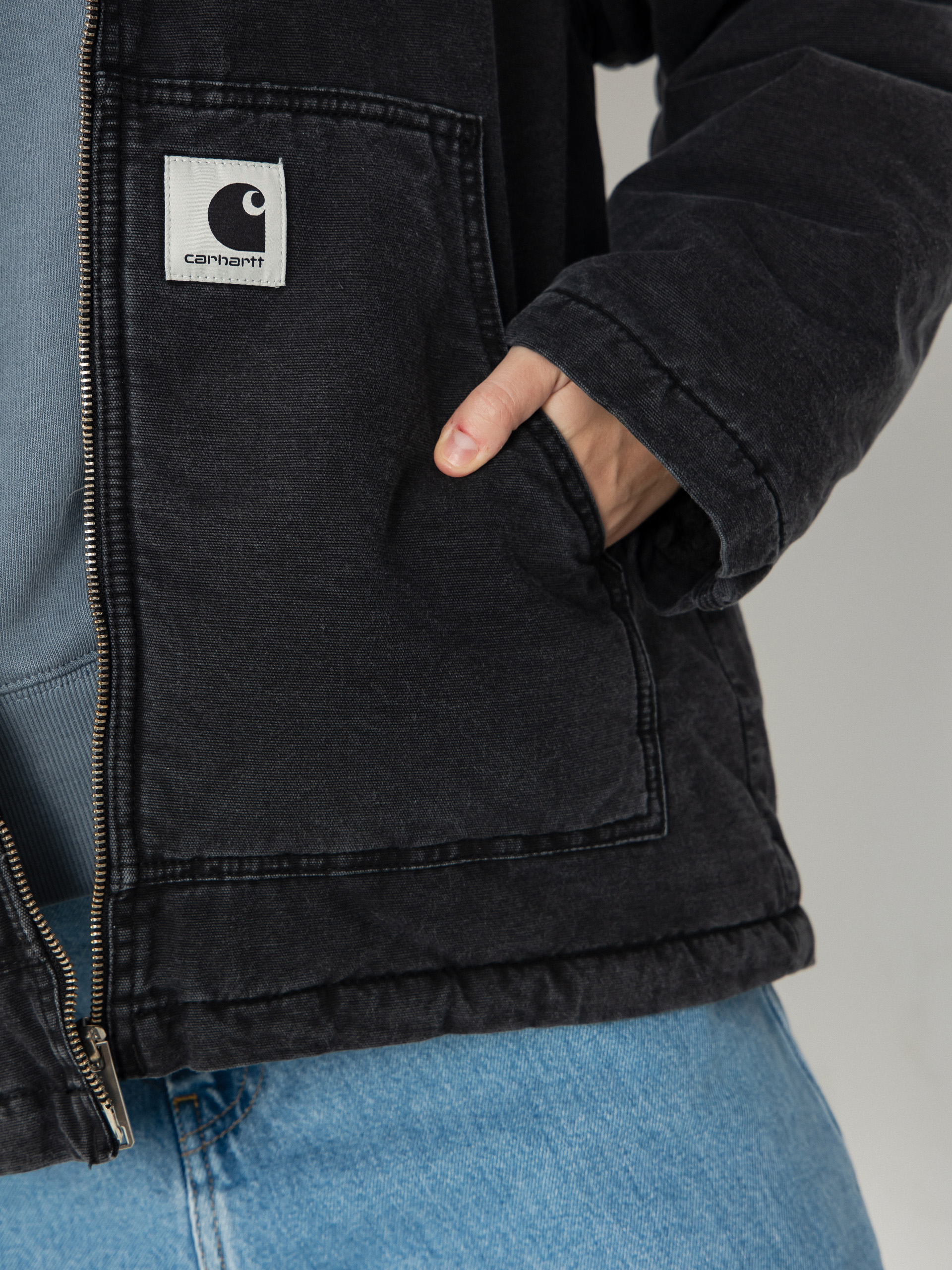 Яке Carhartt WIP Hooded Mitch Wmn (black)