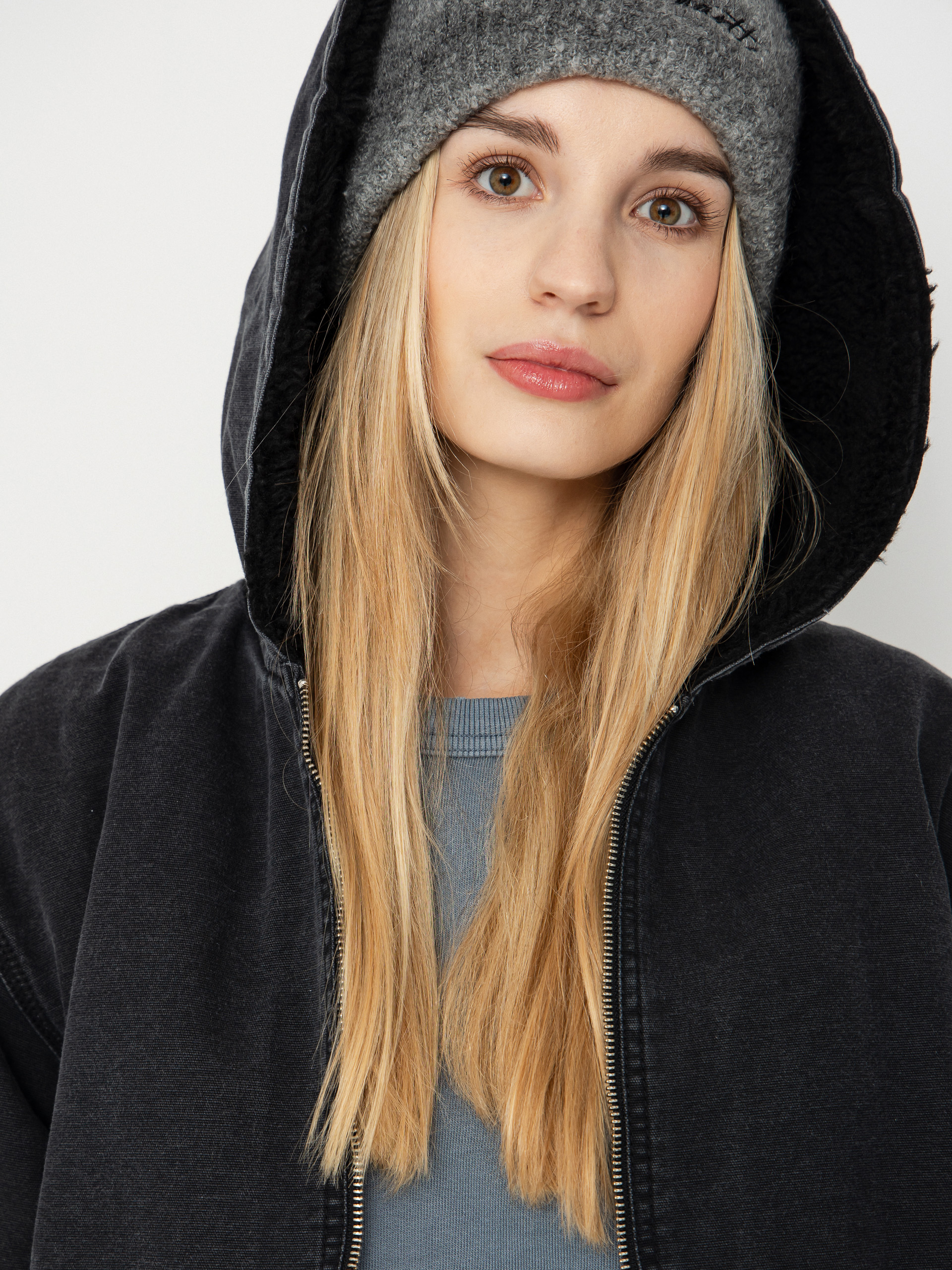 Яке Carhartt WIP Hooded Mitch Wmn (black)
