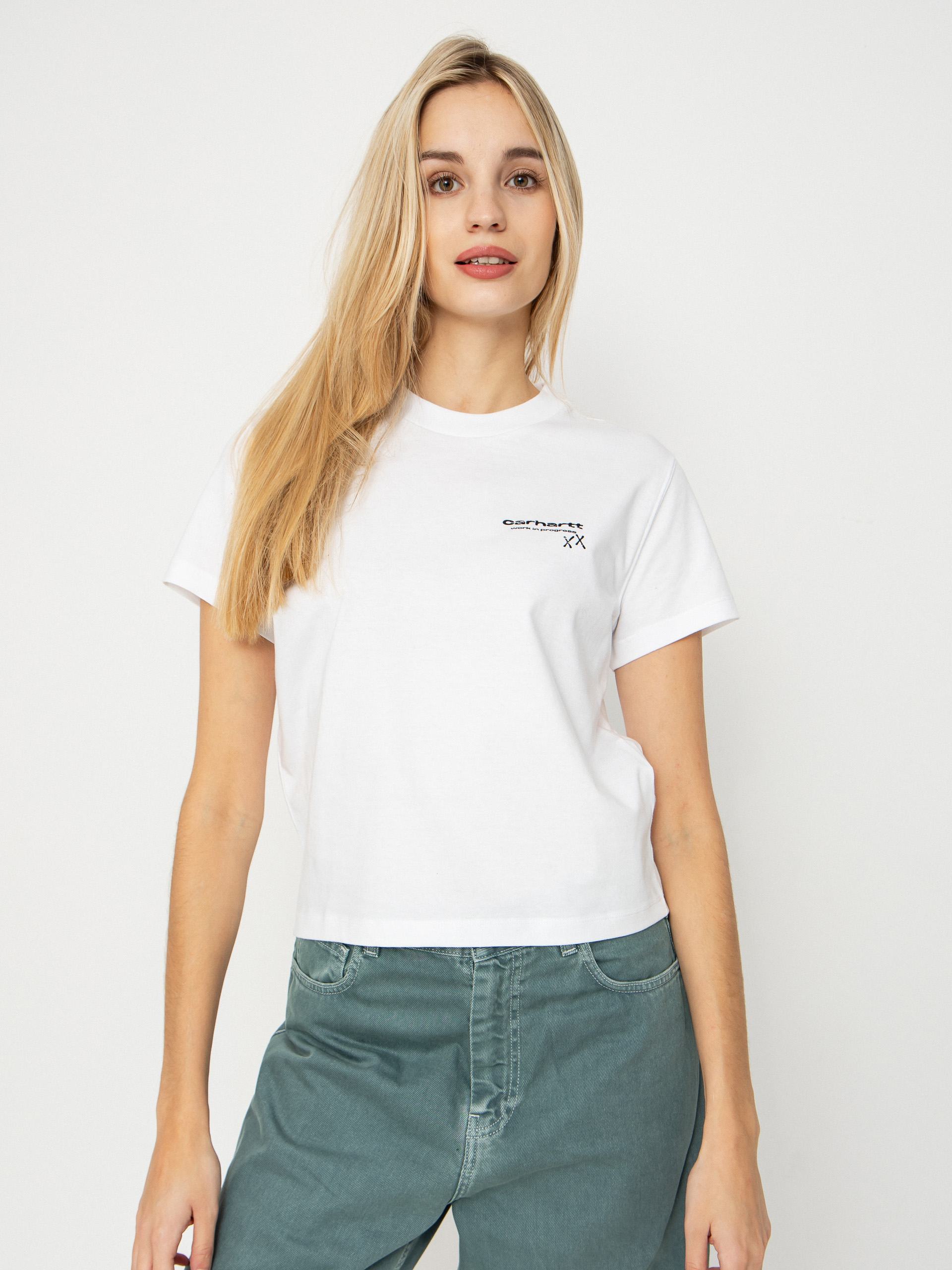 Тениска Carhartt WIP Garble Wmn (white)