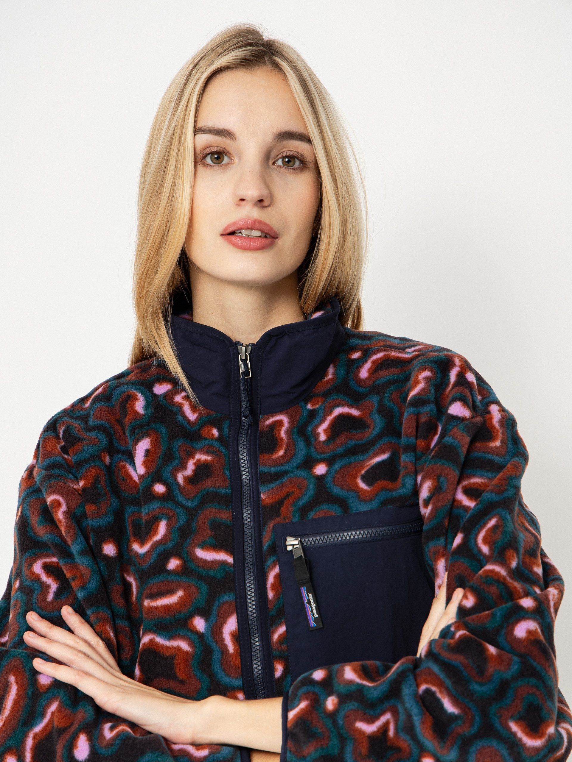 Дамски Поларени суитшърт Patagonia Synch (soft spirea dried vanilla)