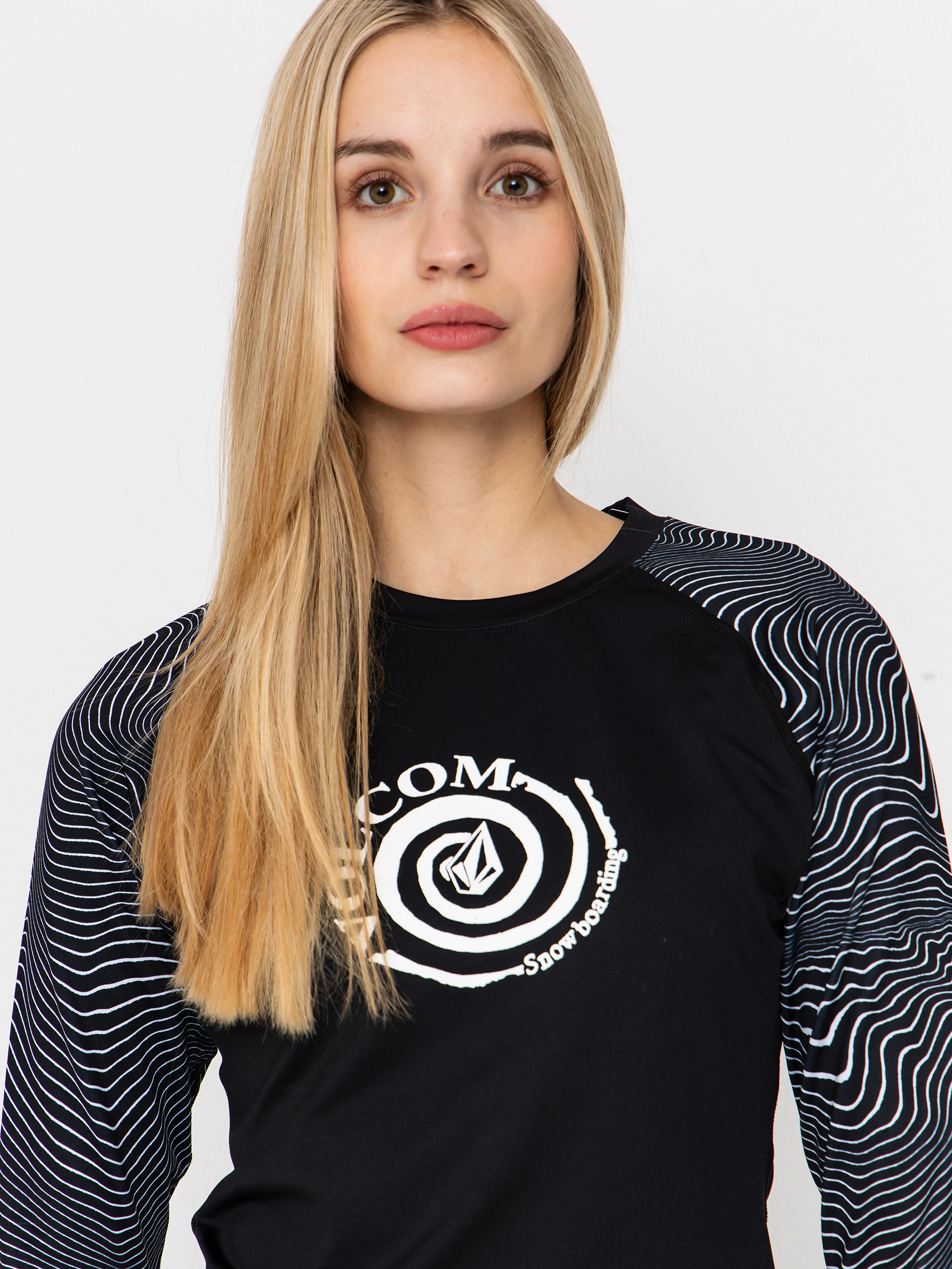 Дамски Термо блуза Volcom V Science Crew (black white)