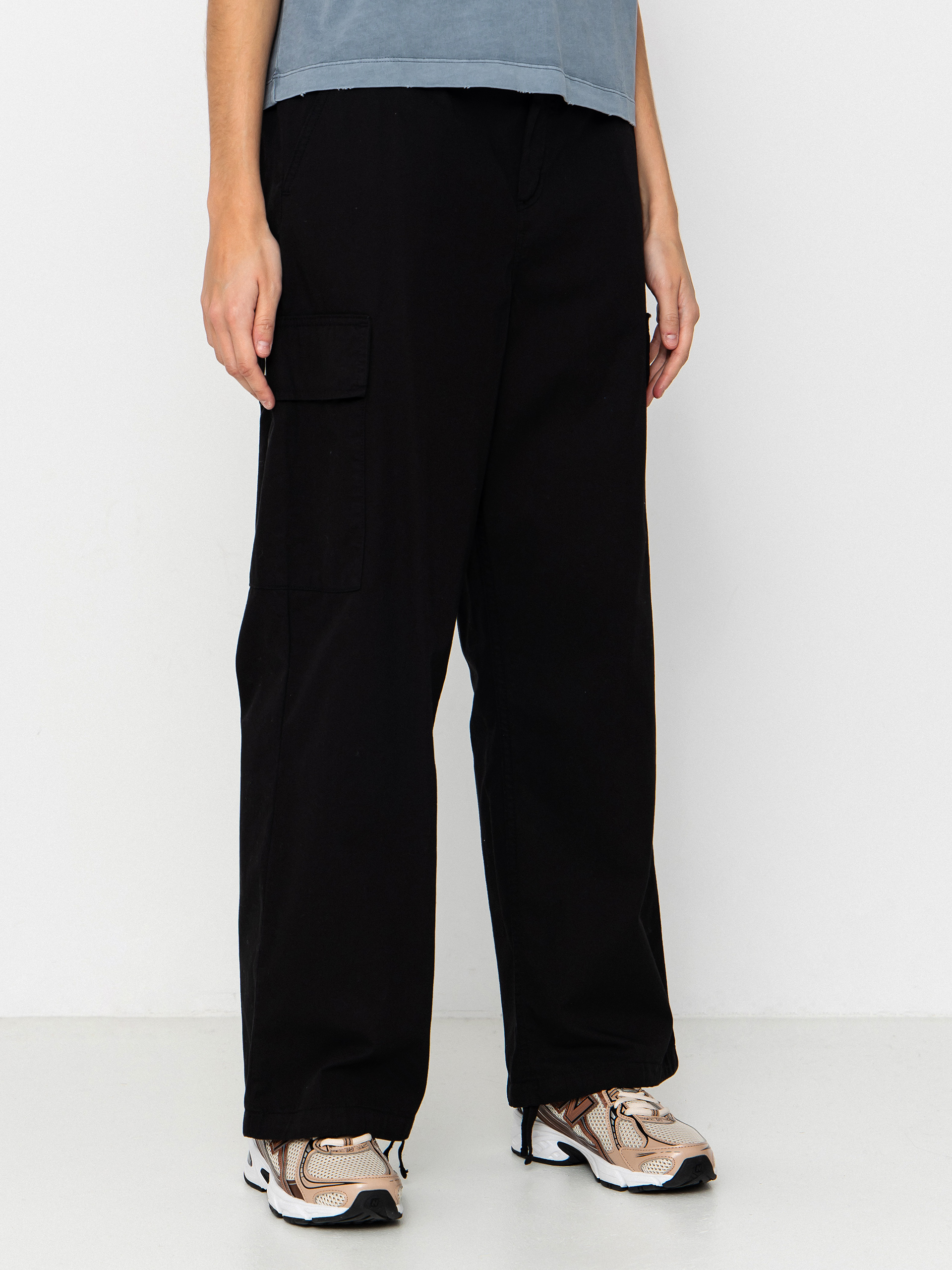 Панталони Carhartt WIP Kingston Wmn (black/garment dyed)