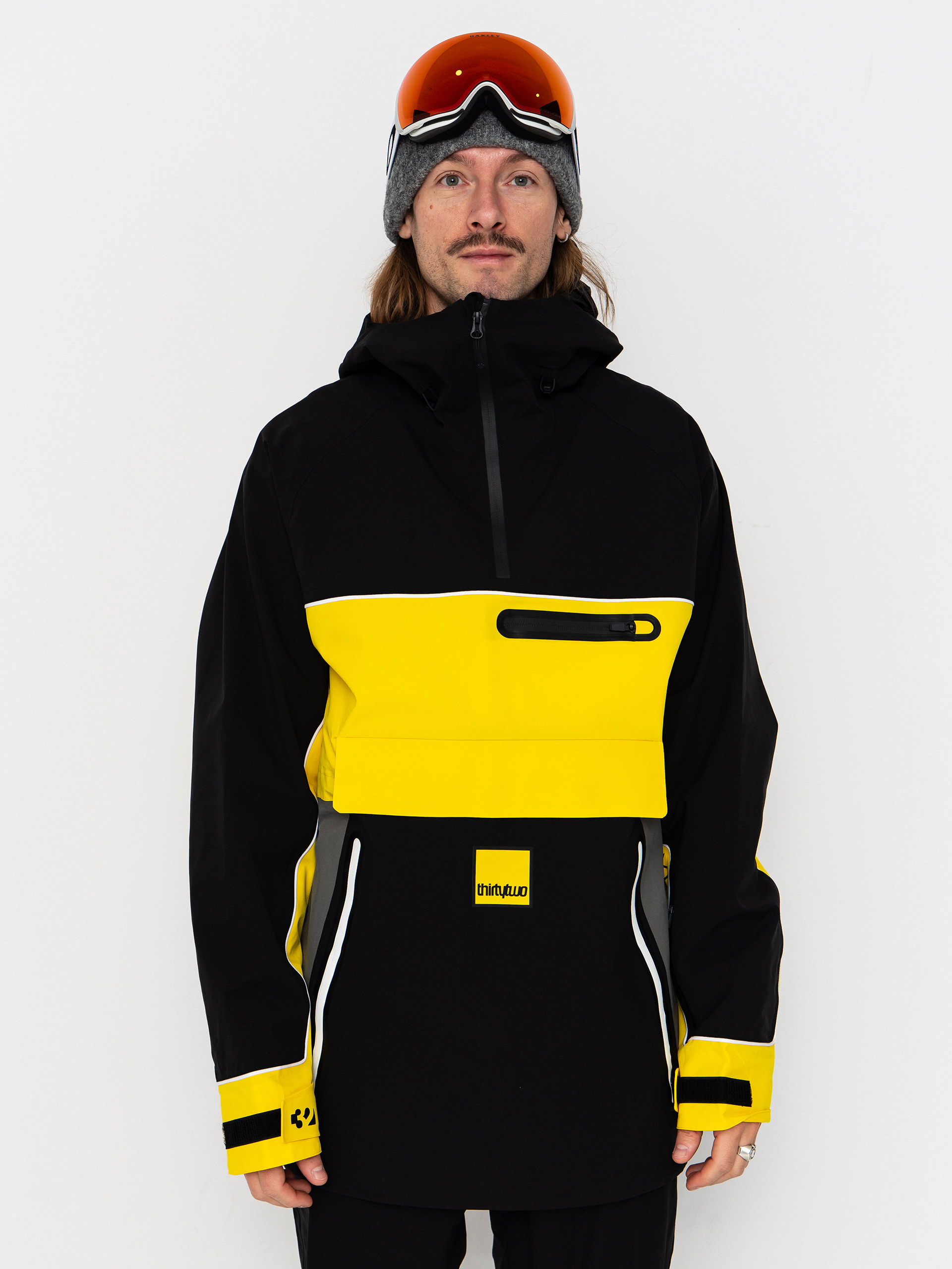 u0421u043du043eu0443u0431u043eu0440u0434 u044fu043au0435 ThirtyTwo Light Anorak (black/yellow)