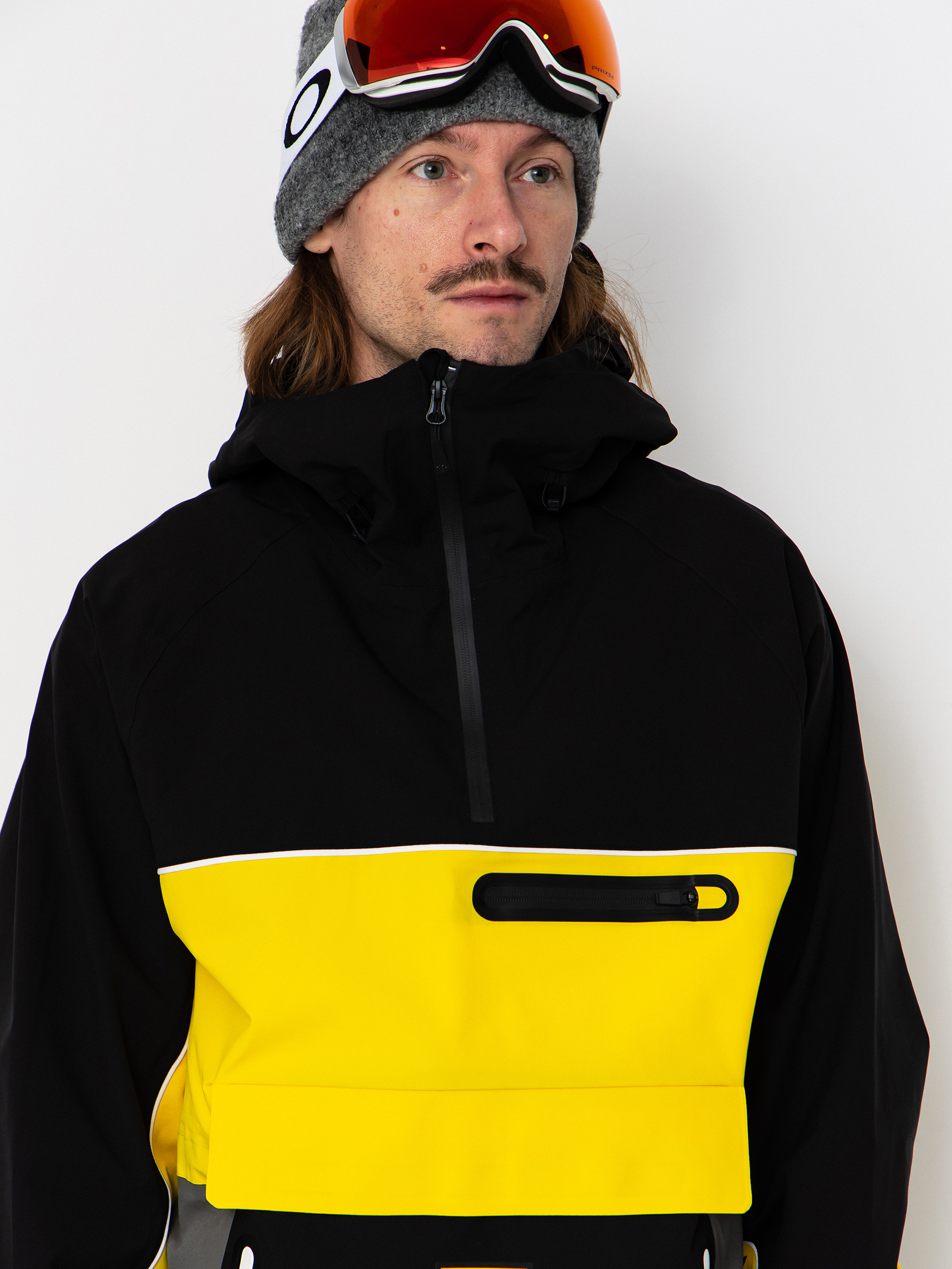 Мъжки Сноуборд яке ThirtyTwo Light Anorak (black/yellow)