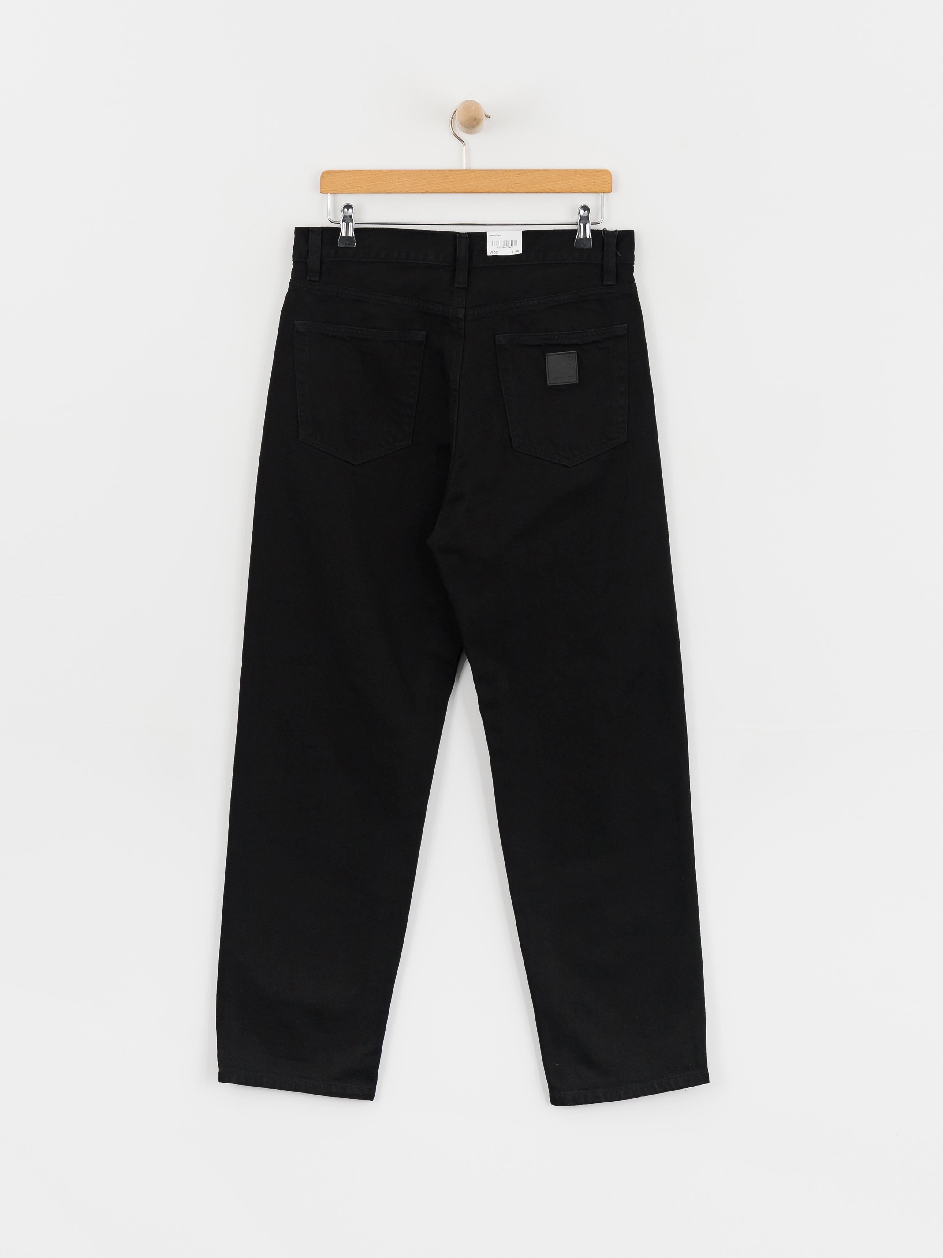 Панталони Carhartt WIP Aaron (black rinsed)