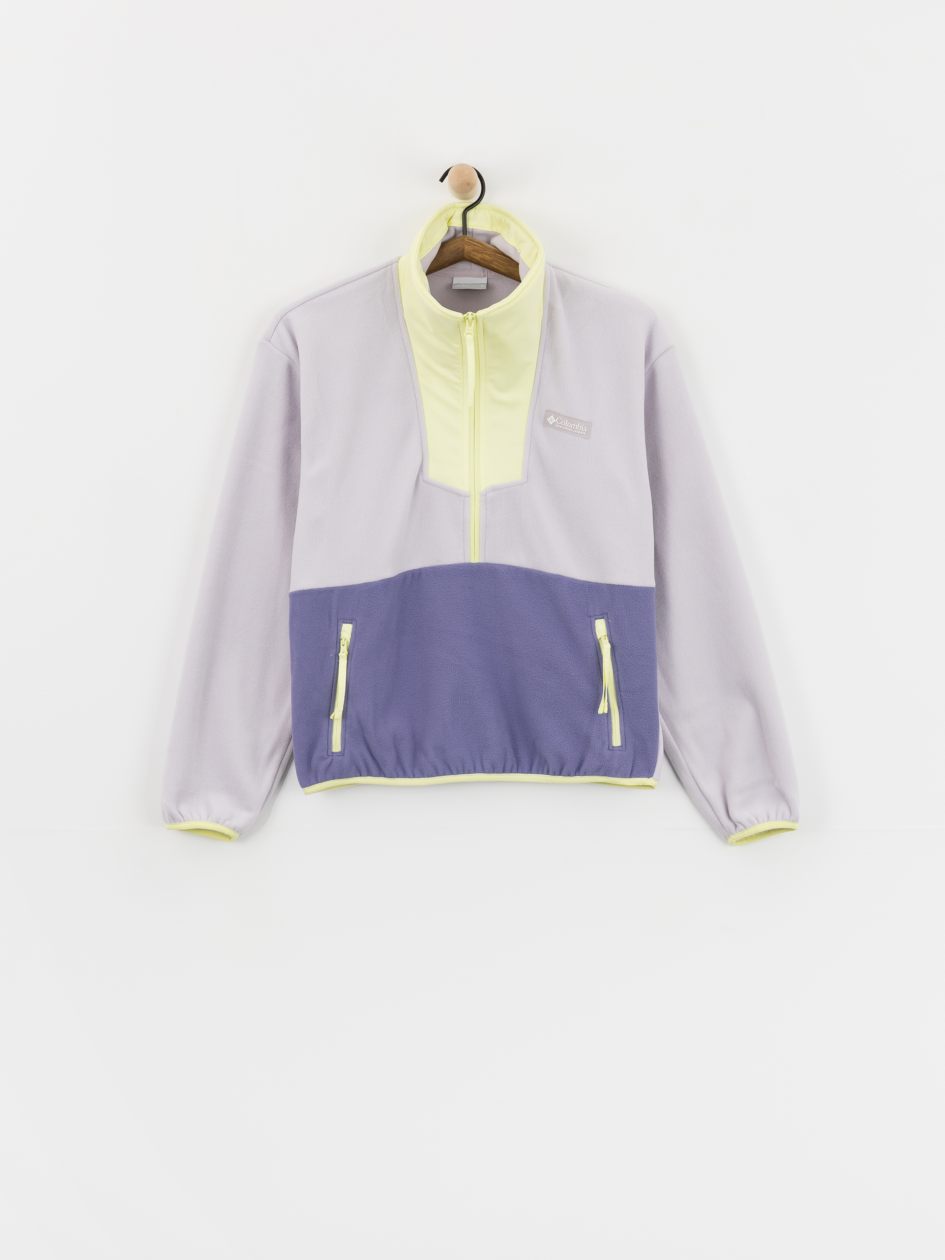 Дамски Поларени суитшърт Columbia Sequoia Grove 1/2 Zip (lavender pearl/stormwatch/citron haze)