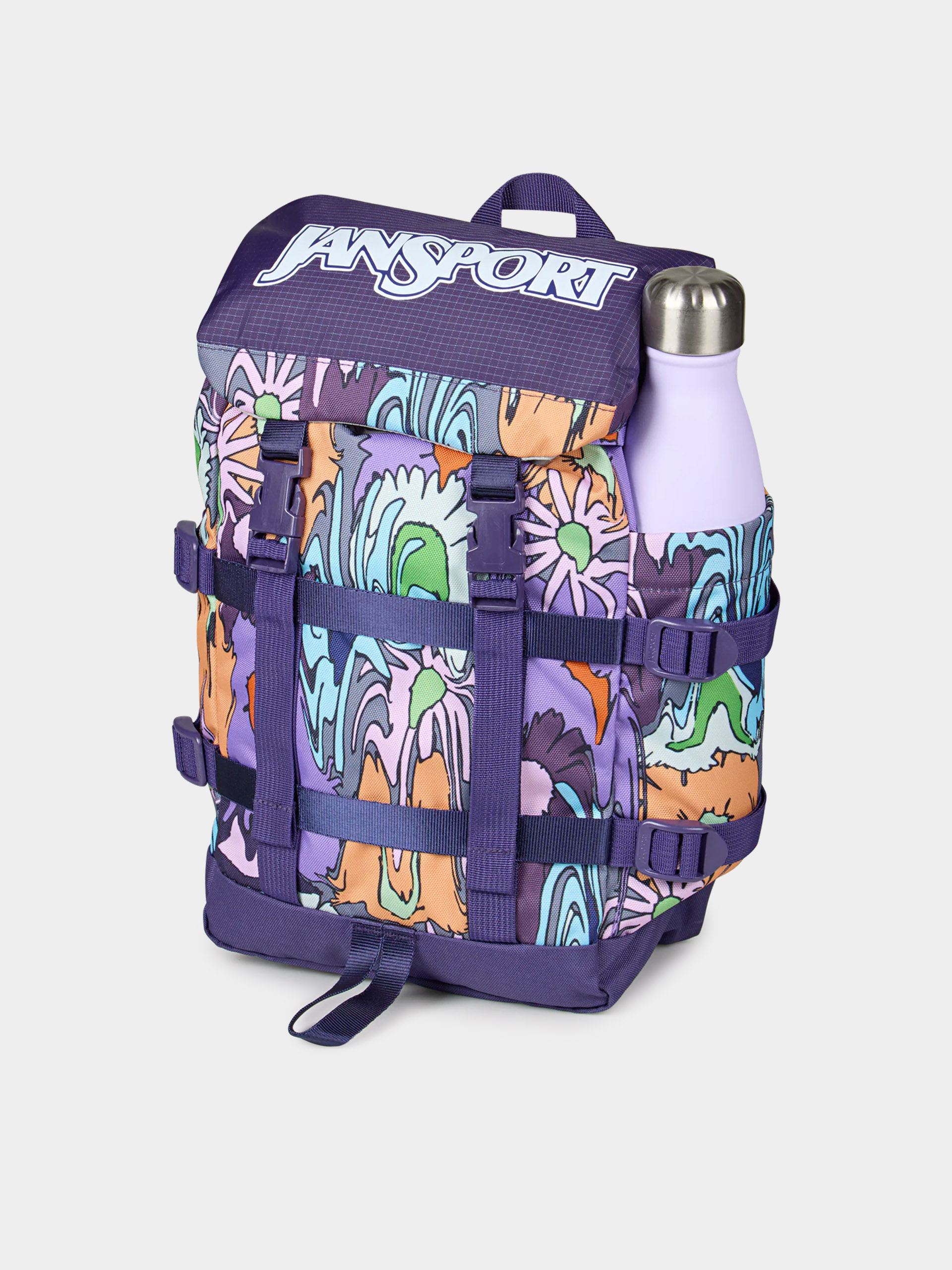 Раница JanSport Mini Skip Pack (melted blooms yellow)