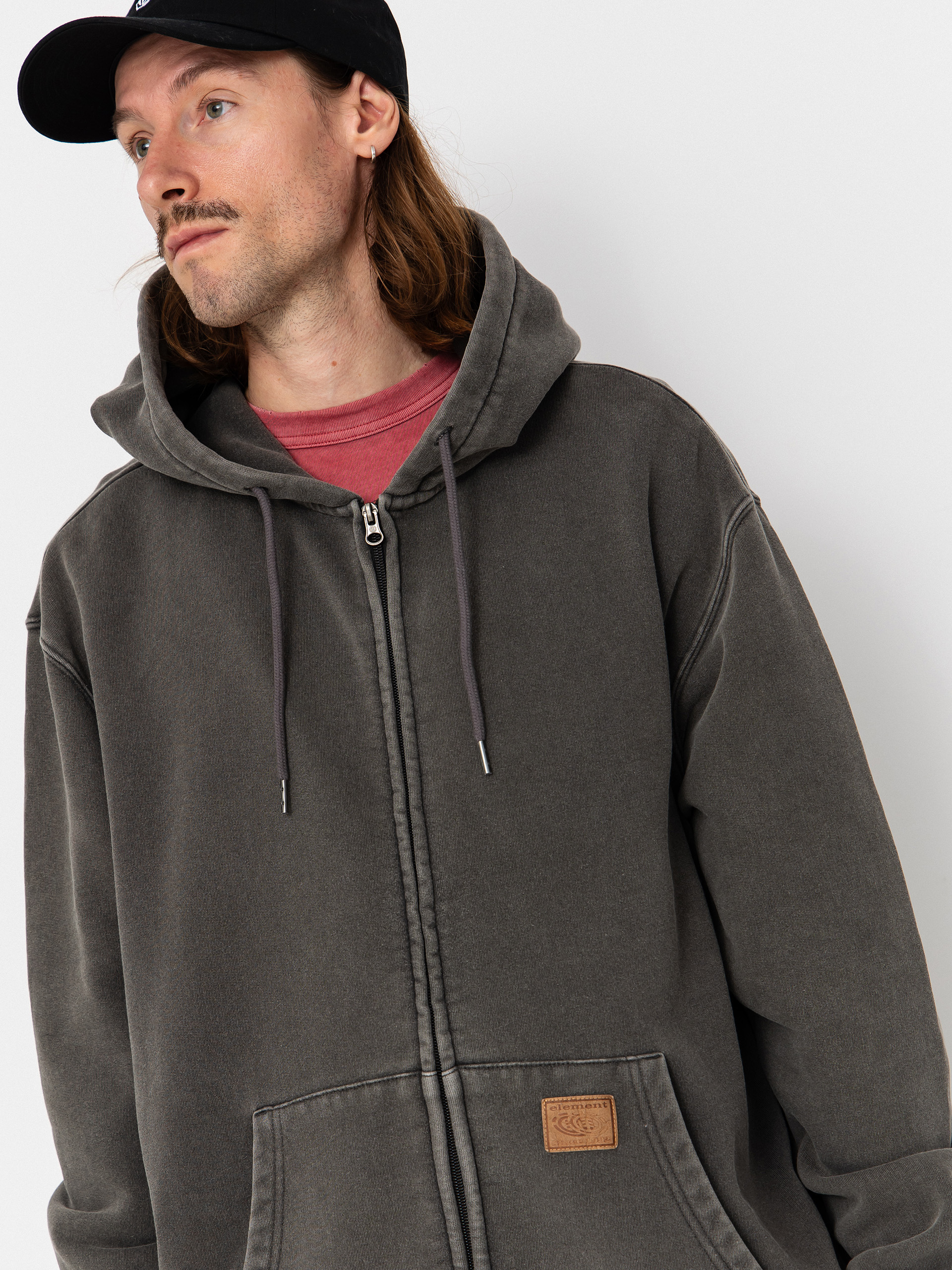 Суитшърт с качулка Element Cargo ZHD (off black)