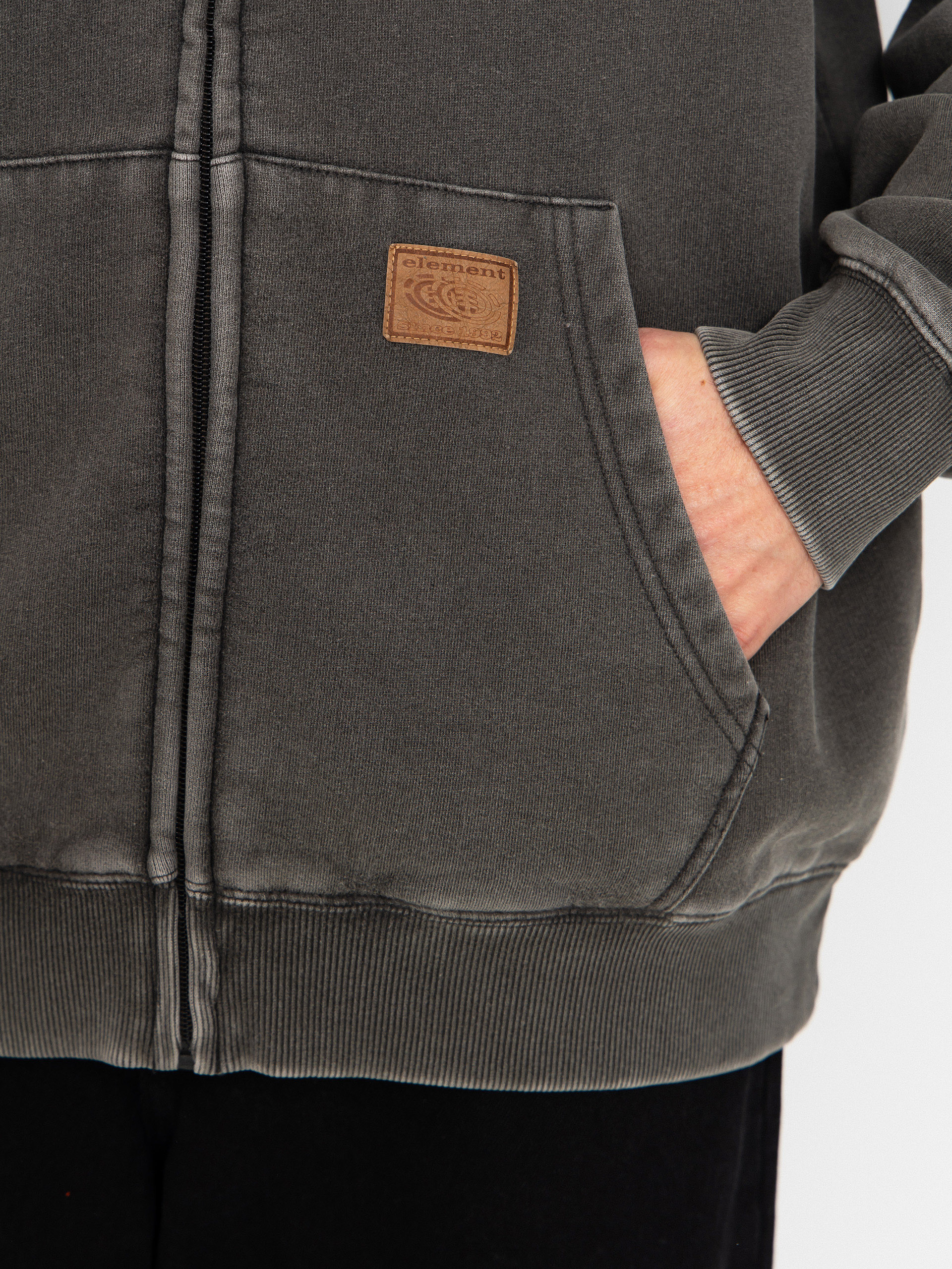 Суитшърт с качулка Element Cargo ZHD (off black)