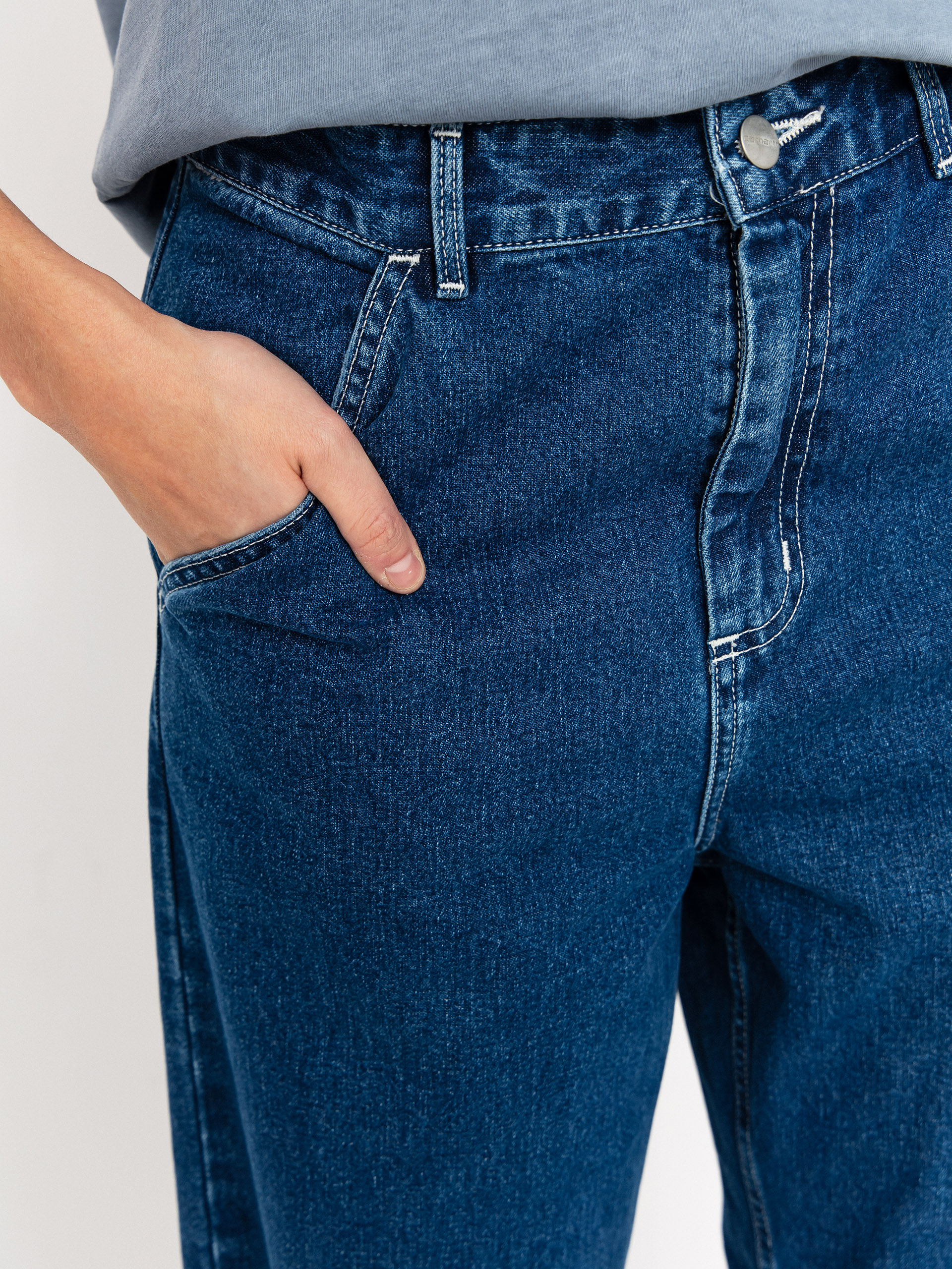 Панталони Carhartt WIP Simple Wmn (blue)