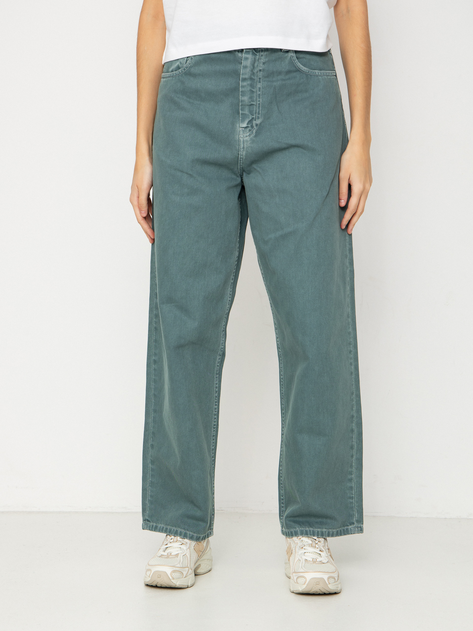 u041fu0430u043du0442u0430u043bu043eu043du0438 Carhartt WIP Brandon Wmn (silver pine/stone dyed)
