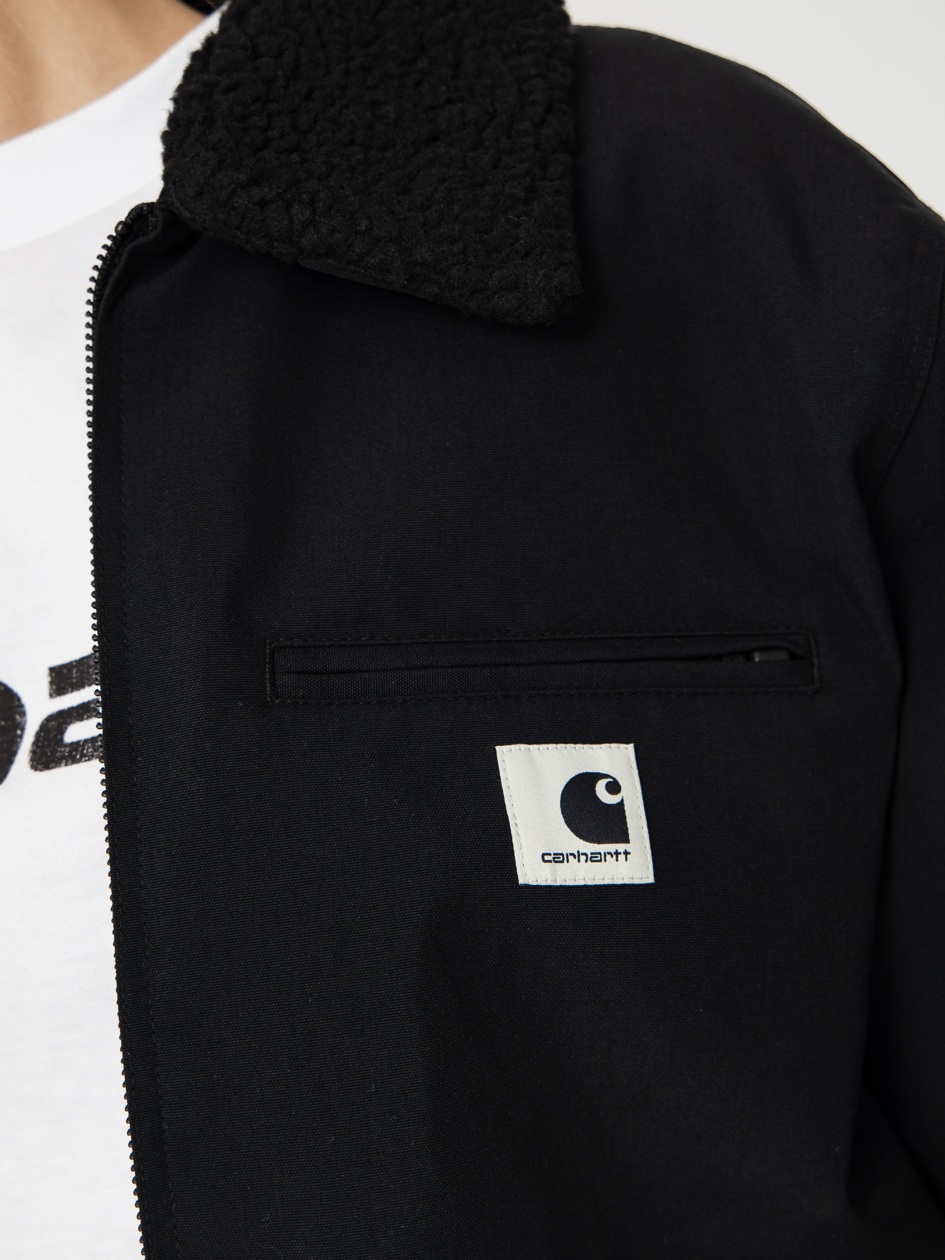 Яке Carhartt WIP Newkirk Wmn (black/wild dog print)