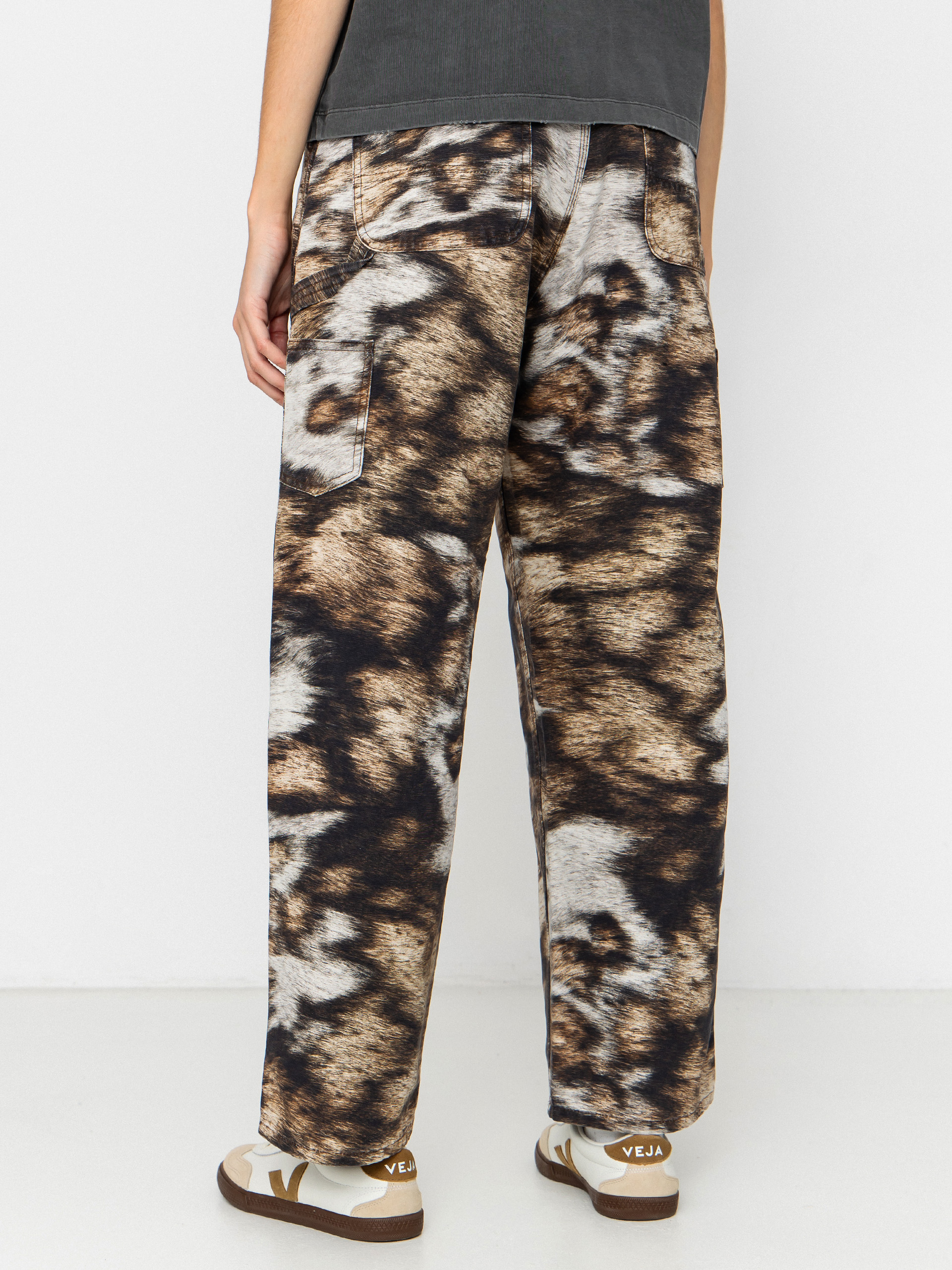 Панталони Carhartt WIP Brandon Single Knee Wmn (wild dog print/stone washed)