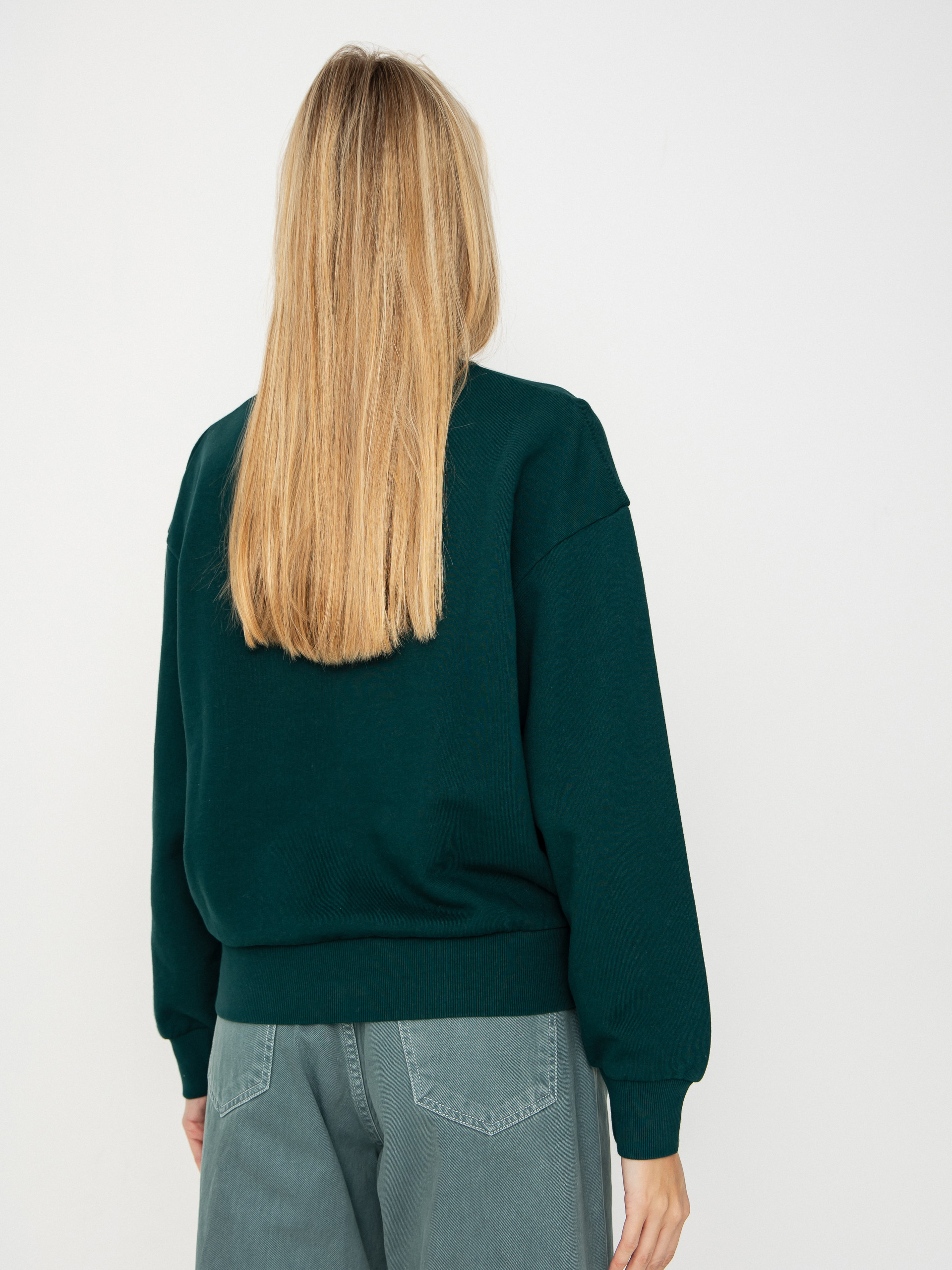 Суитшърт Carhartt WIP Casey Wmn (dark fir/silver)