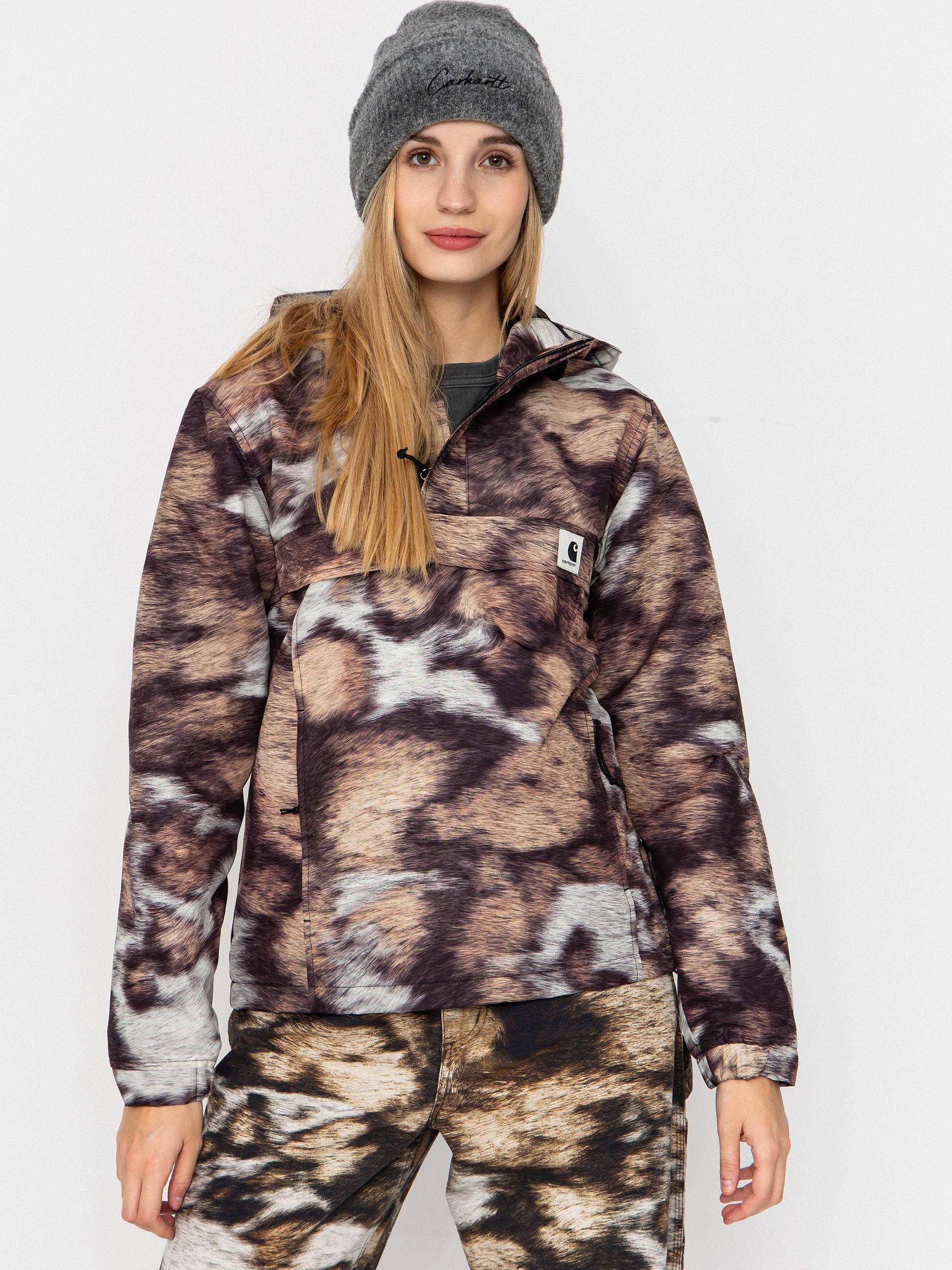 Яке Carhartt WIP Nimbus Pullover Wmn (wild dog print)