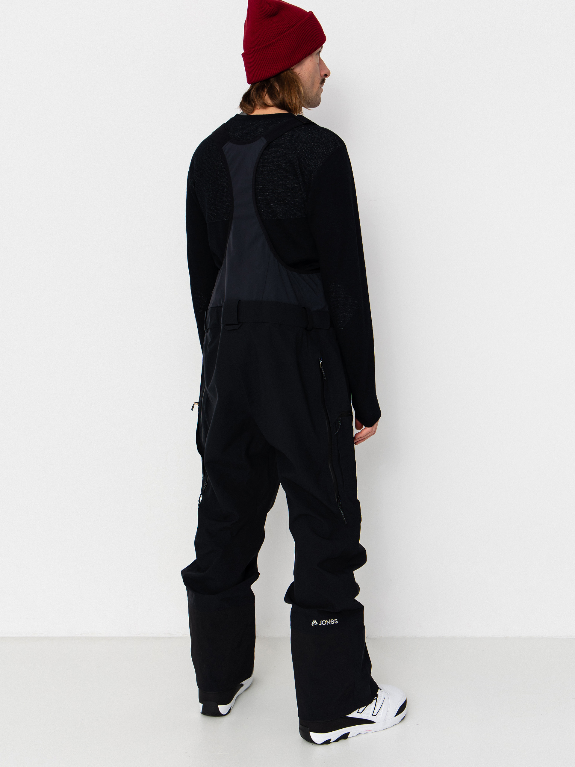 Мъжко Сноуборд панталони Jones Snowboards Shralpinist Str Rec Bib (stealth black)