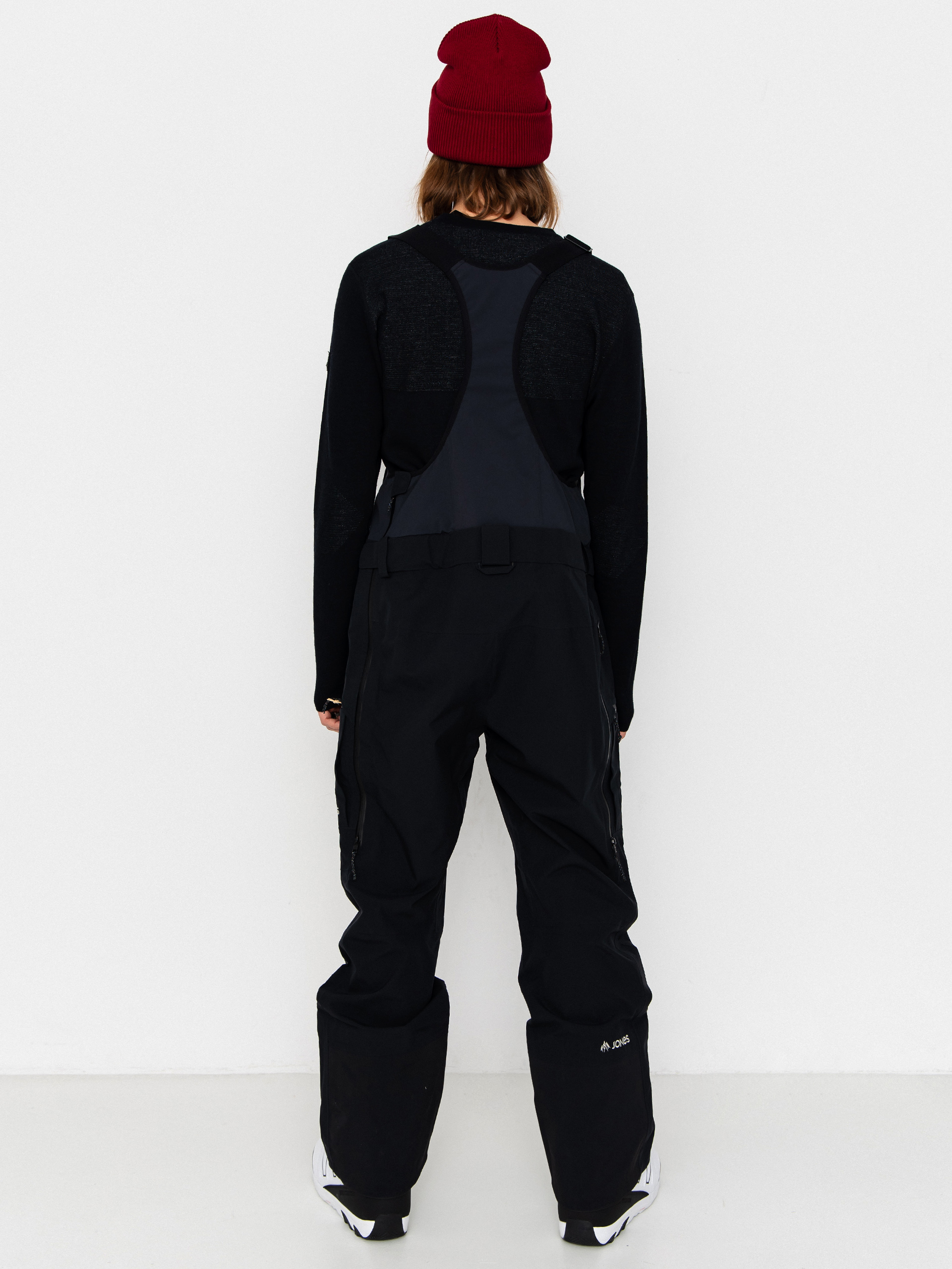 Мъжко Сноуборд панталони Jones Snowboards Shralpinist Str Rec Bib (stealth black)