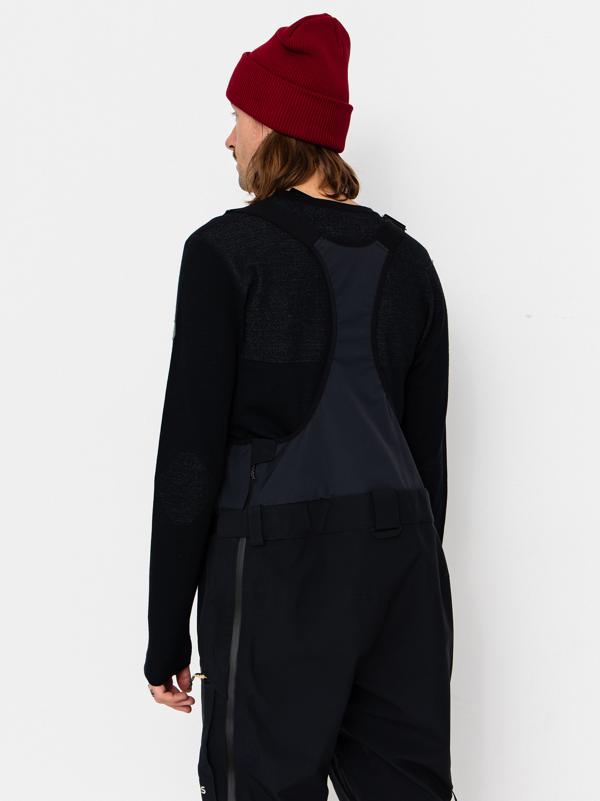 Мъжко Сноуборд панталони Jones Snowboards Shralpinist Str Rec Bib (stealth black)