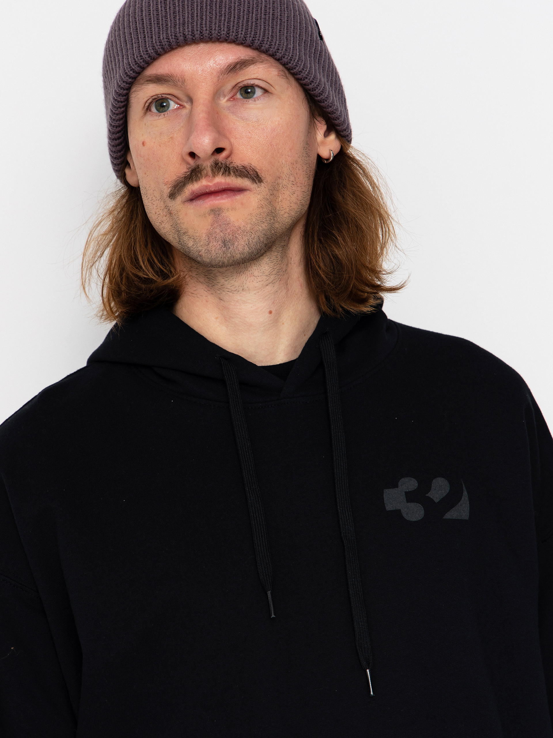 Суитшърт с качулка ThirtyTwo Double HD (black/charcoal)
