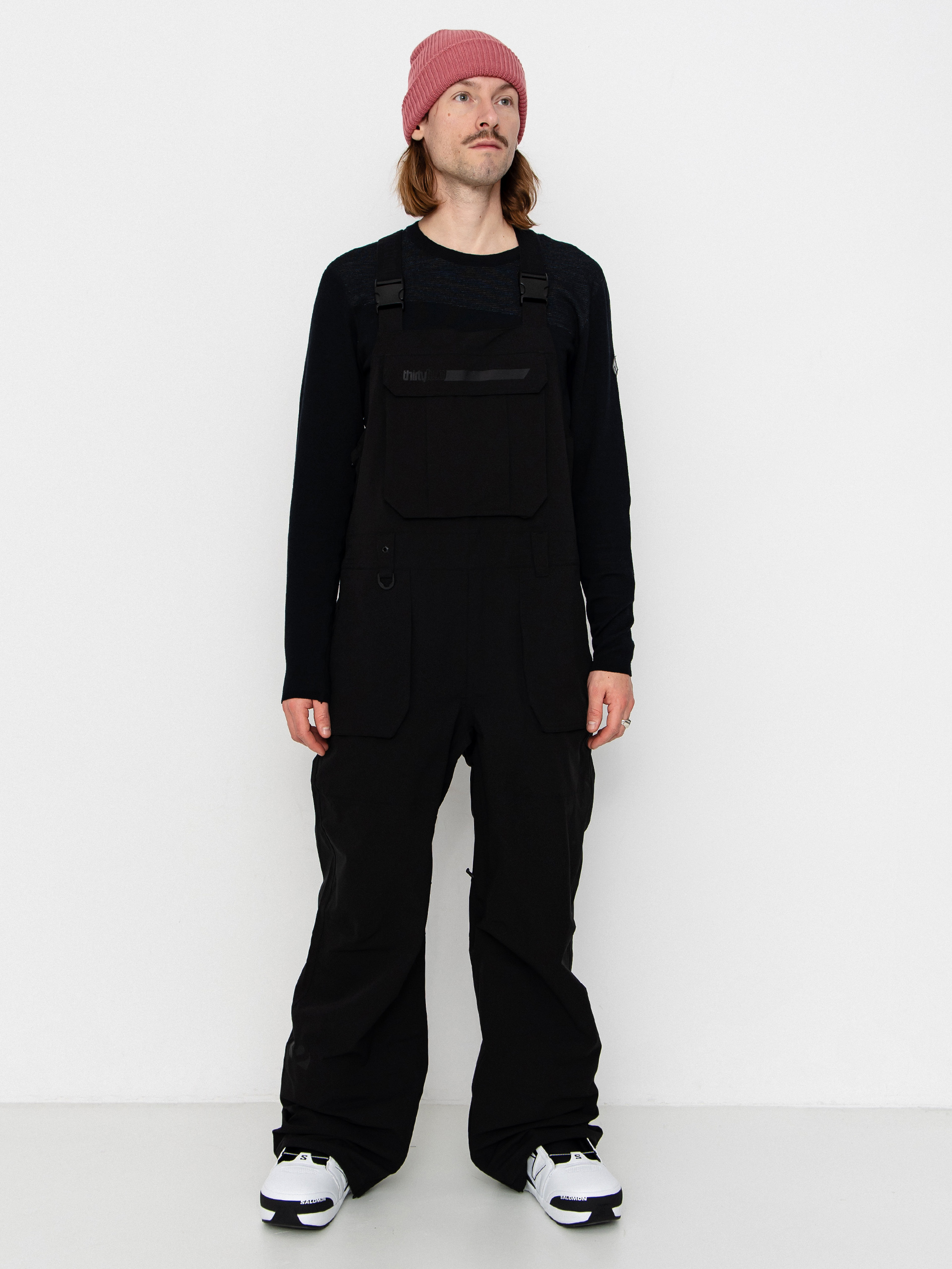 Мъжко Сноуборд панталони ThirtyTwo Basement Bib (black)