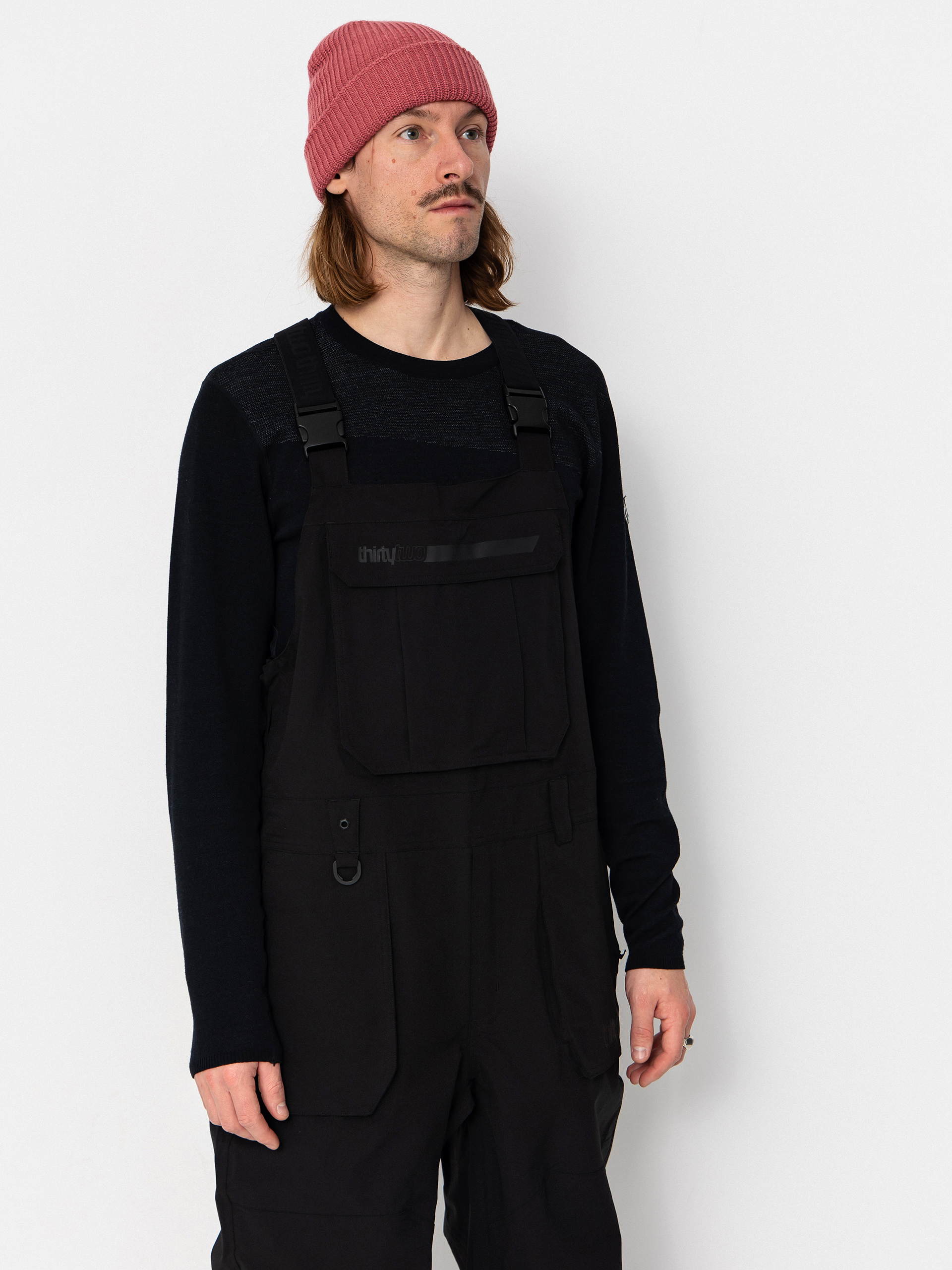 Мъжко Сноуборд панталони ThirtyTwo Basement Bib (black)