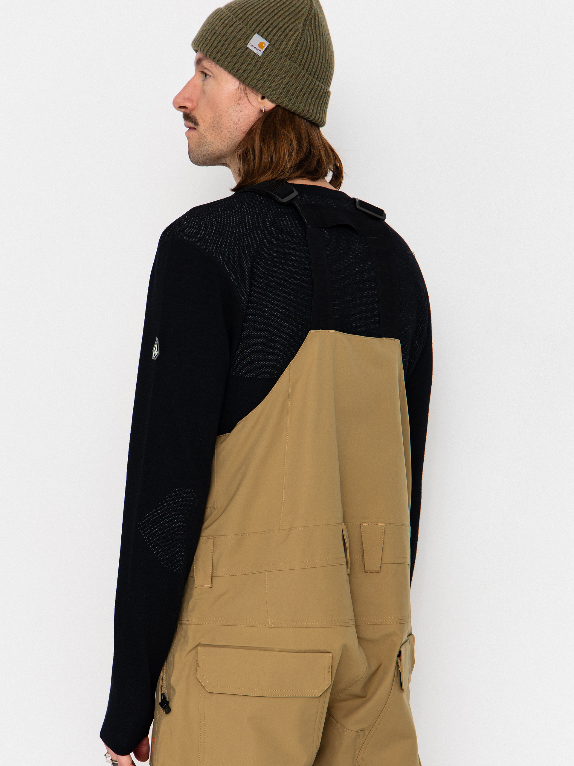 Мъжко Сноуборд панталони ThirtyTwo Basement Bib (khaki)
