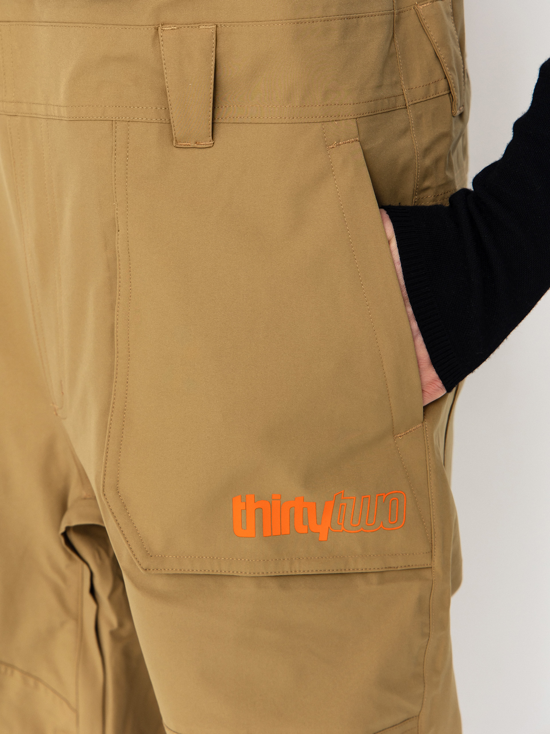 Мъжко Сноуборд панталони ThirtyTwo Basement Bib (khaki)