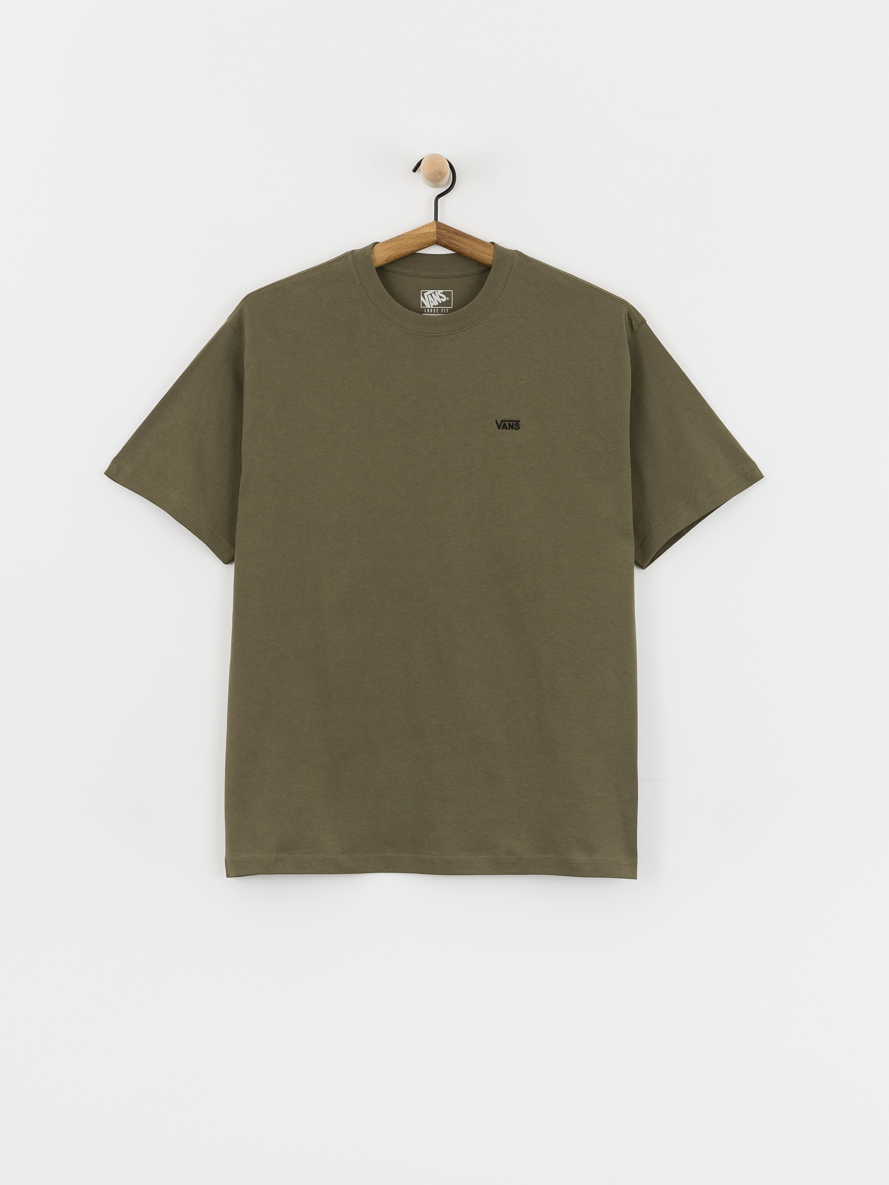 Тениска Vans Left Chest II Loose (mossy olive)