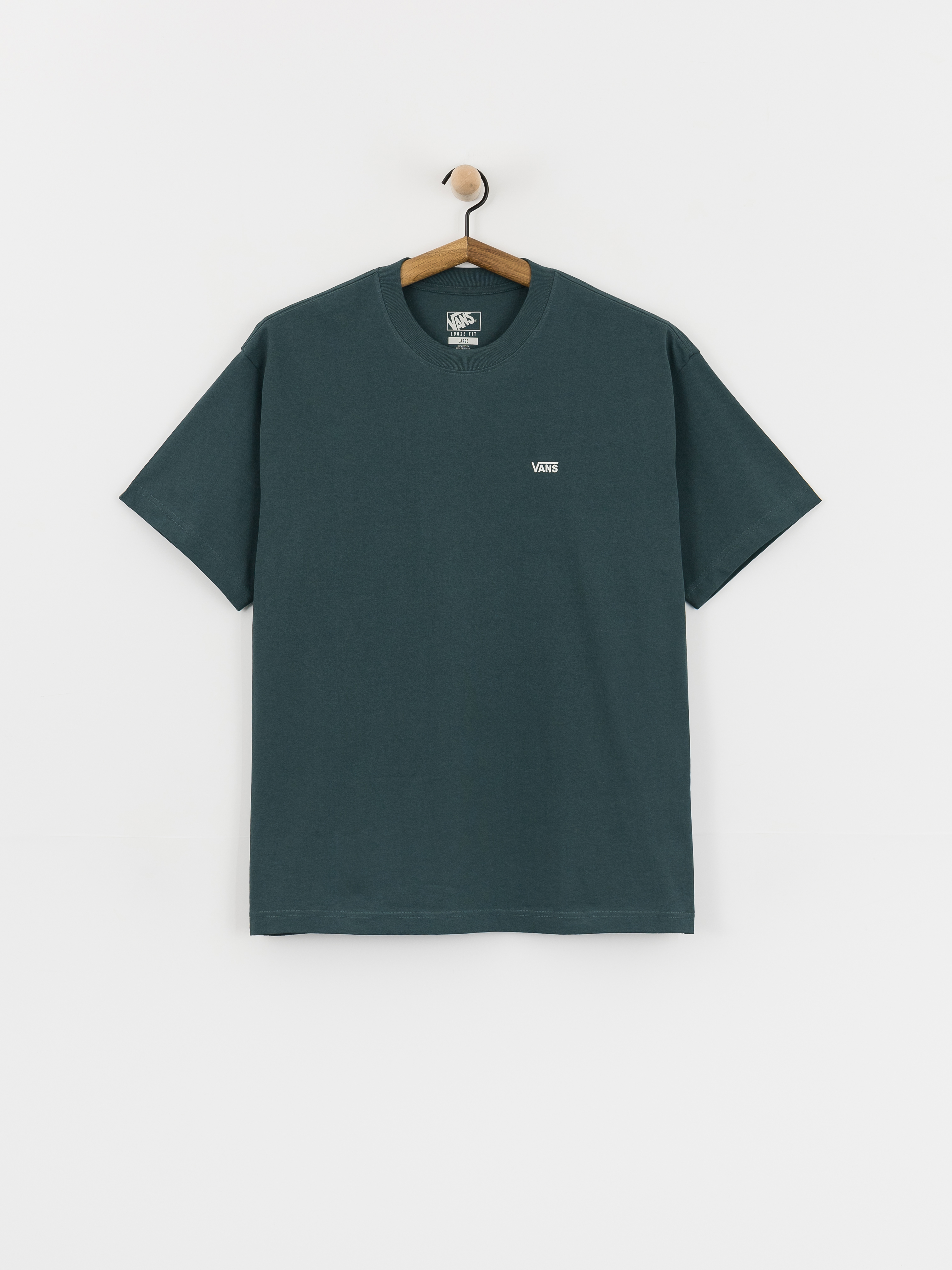 Тениска Vans Left Chest II Loose (mystic moss)