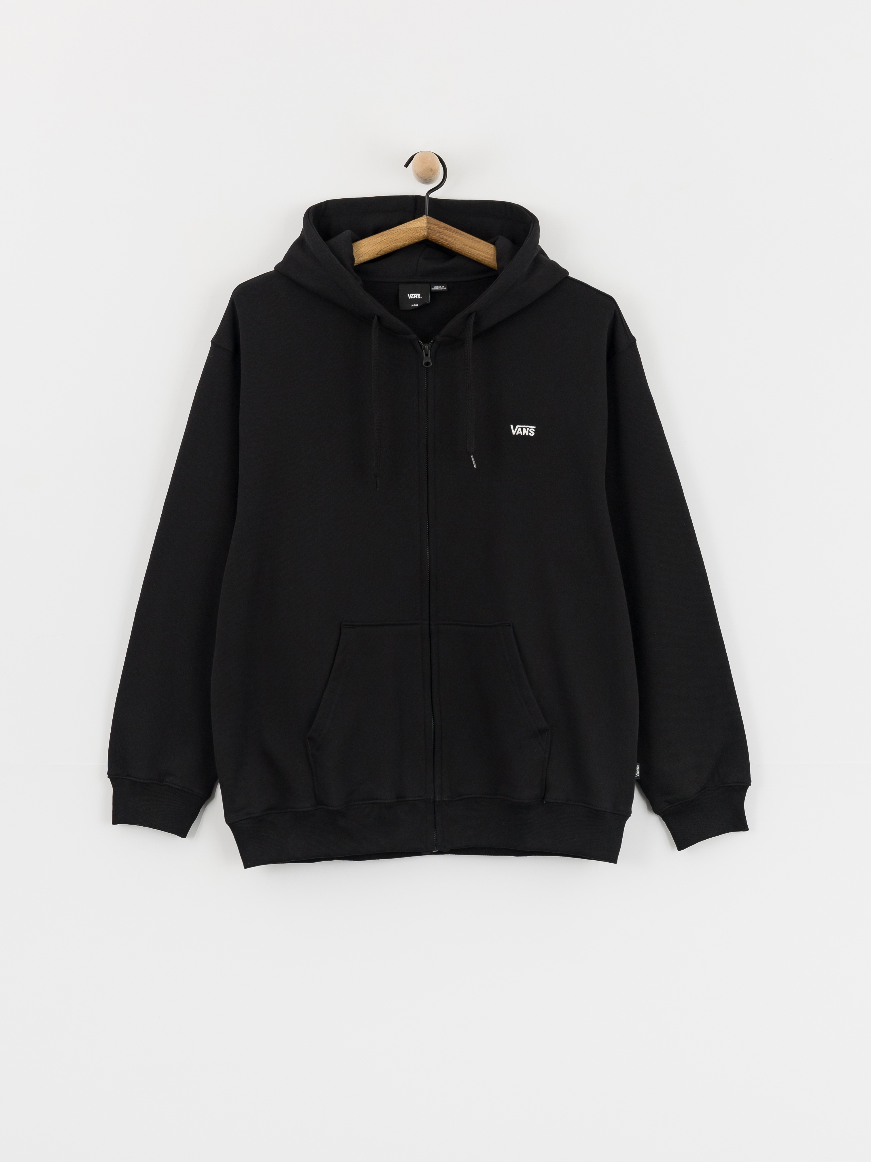 Суитшърт с качулка Vans Left Chest II Loose ZHD (black)