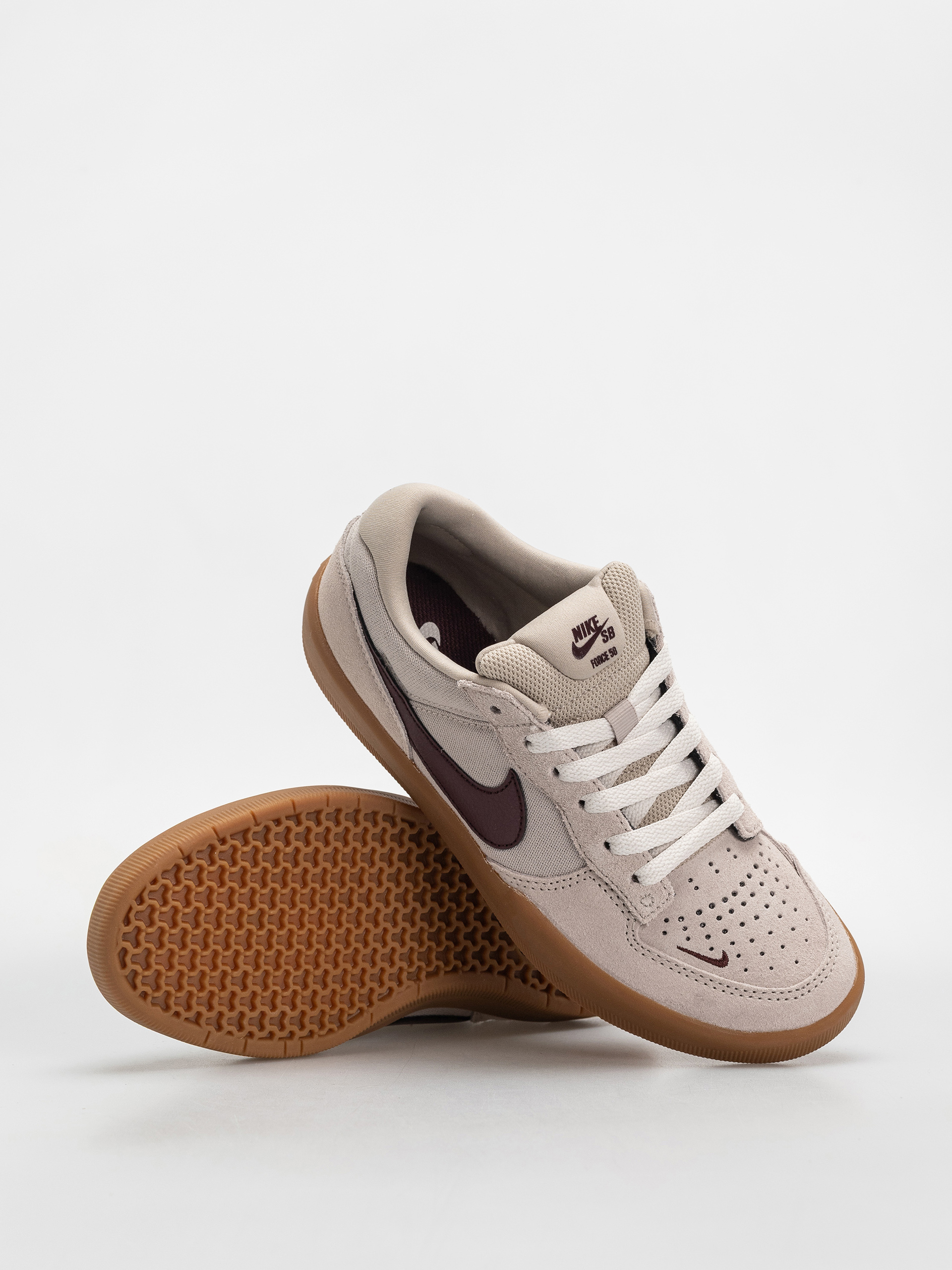 Обувки Nike SB Force 58 (cream ii/burgundy crush gum light brown)