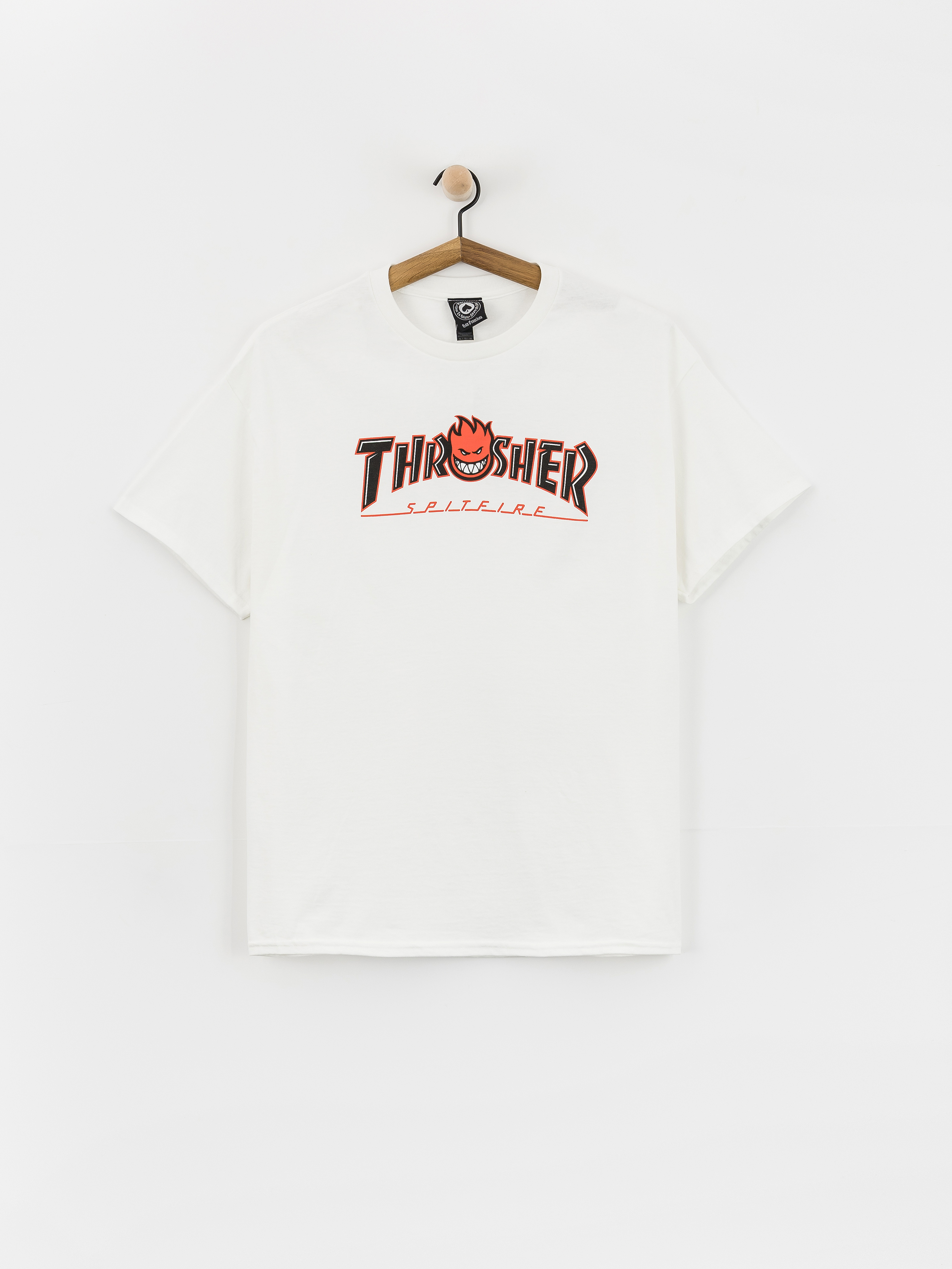 u0422u0435u043du0438u0441u043au0430 Thrasher x Spitfire Big Head Outline (white)