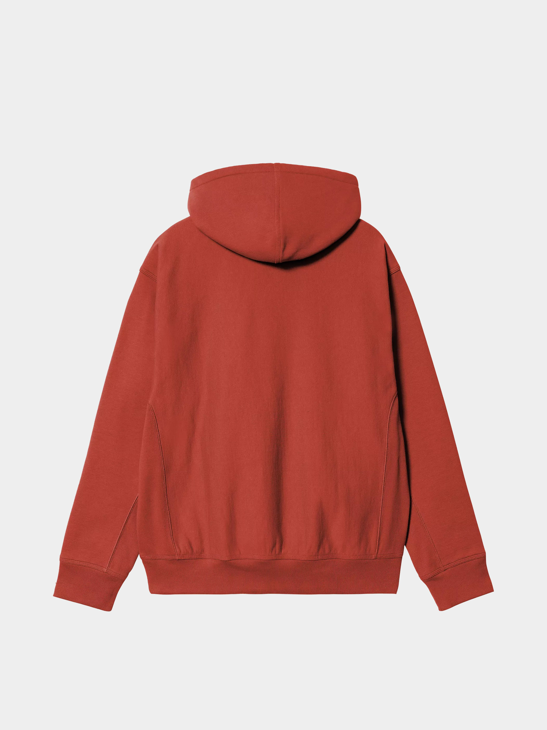 Суитшърт с качулка Carhartt WIP American Script HD (oxide red)