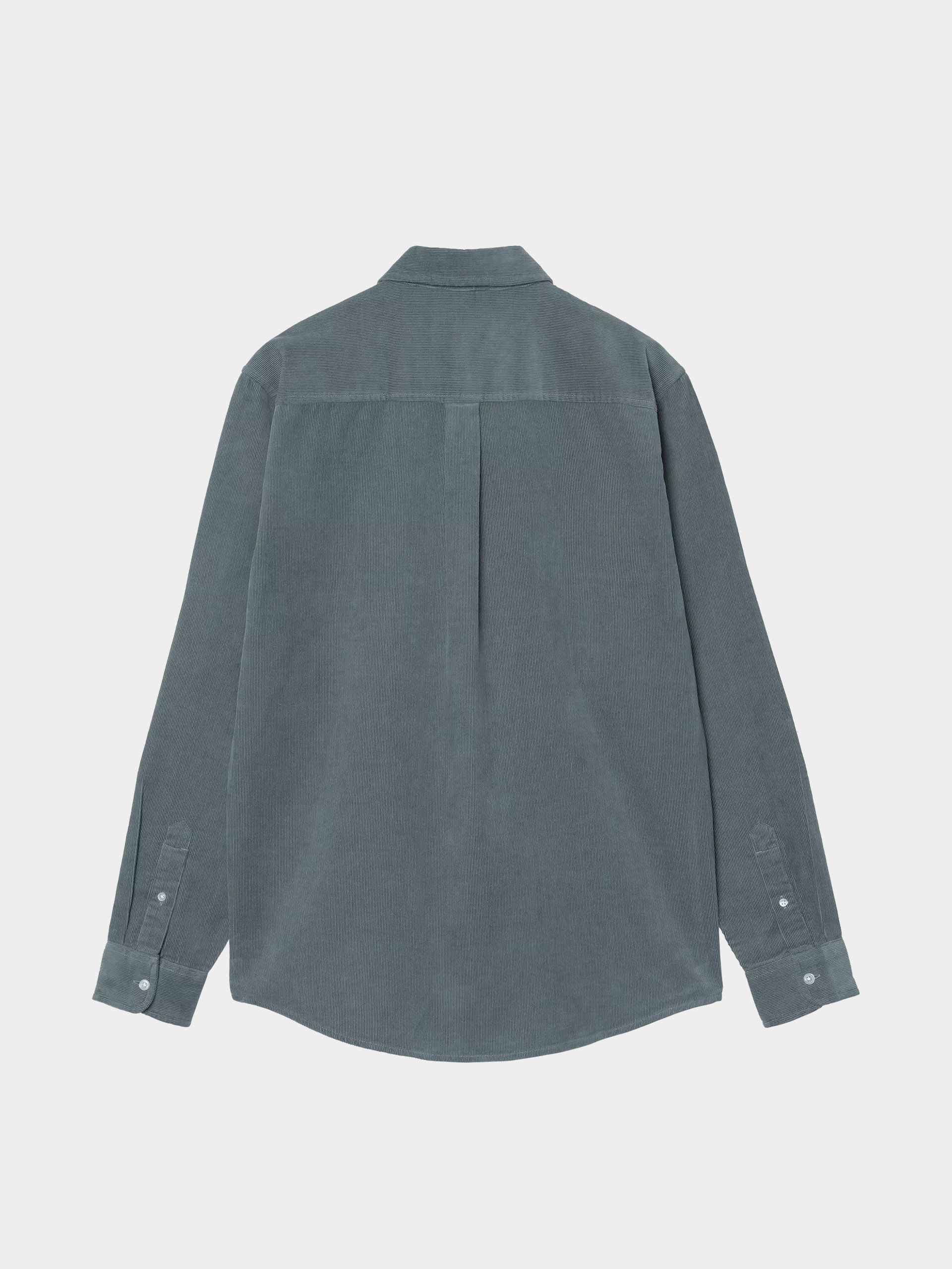 Риза Carhartt WIP Madison Fine Cord (cozy blue/wax)