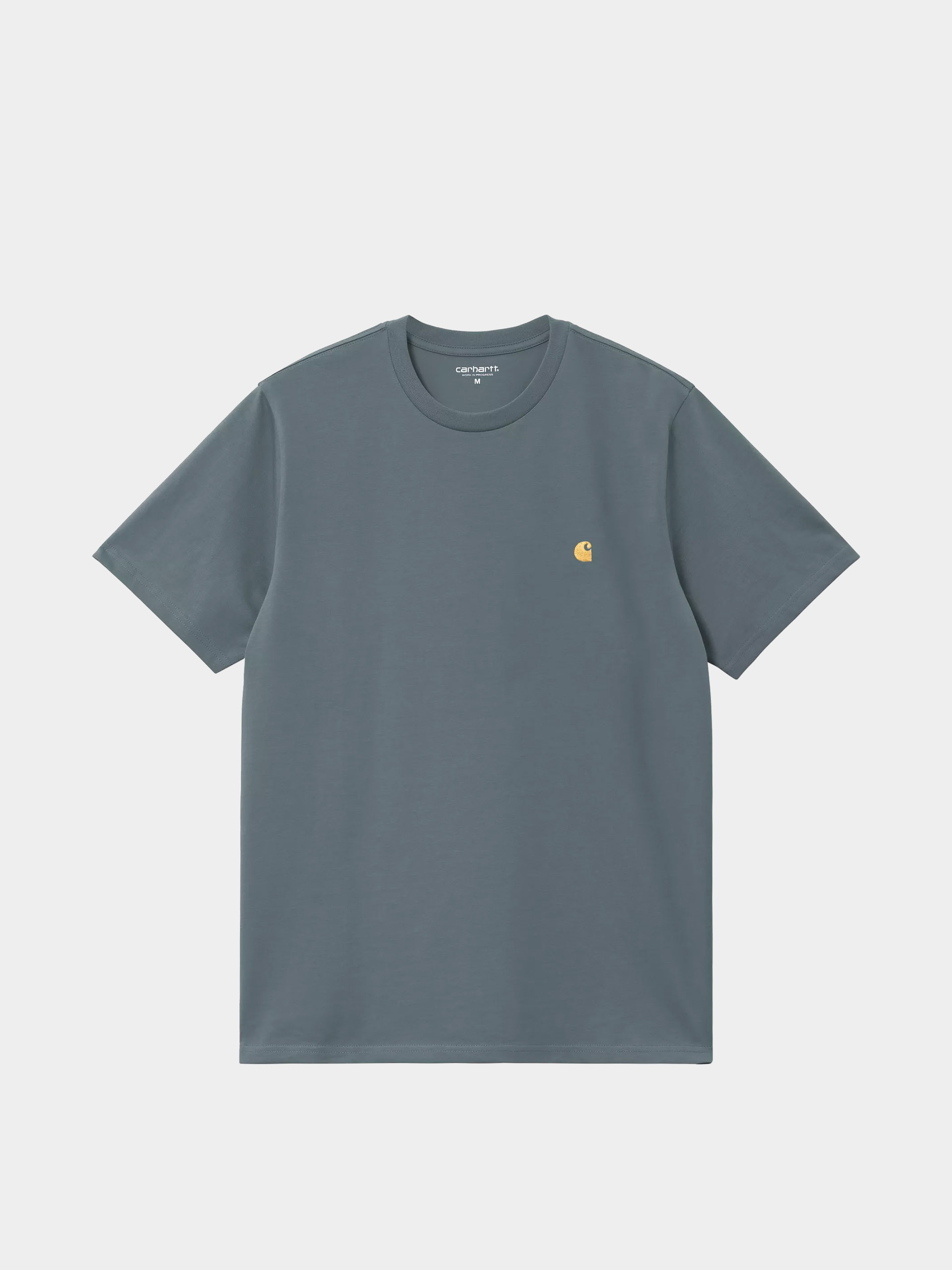 Тениска Carhartt WIP Chase (cozy blue/gold)