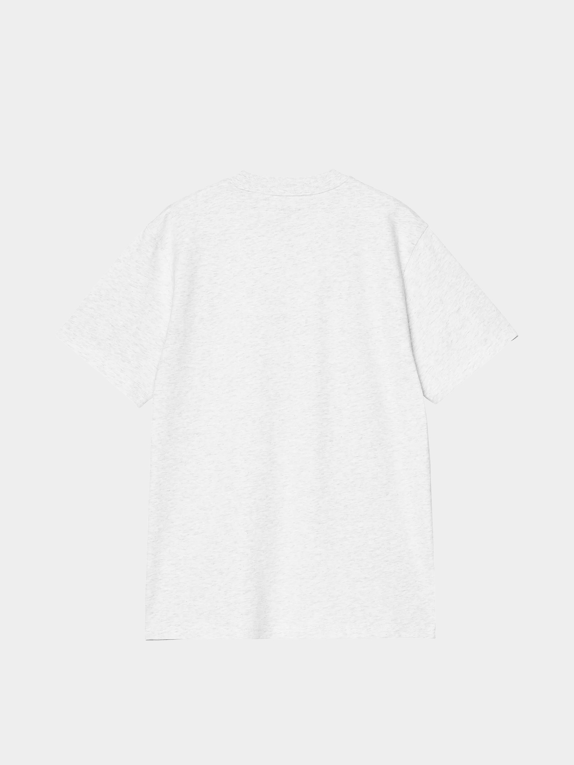 Тениска Carhartt WIP Script (ash heather/cozy purple)