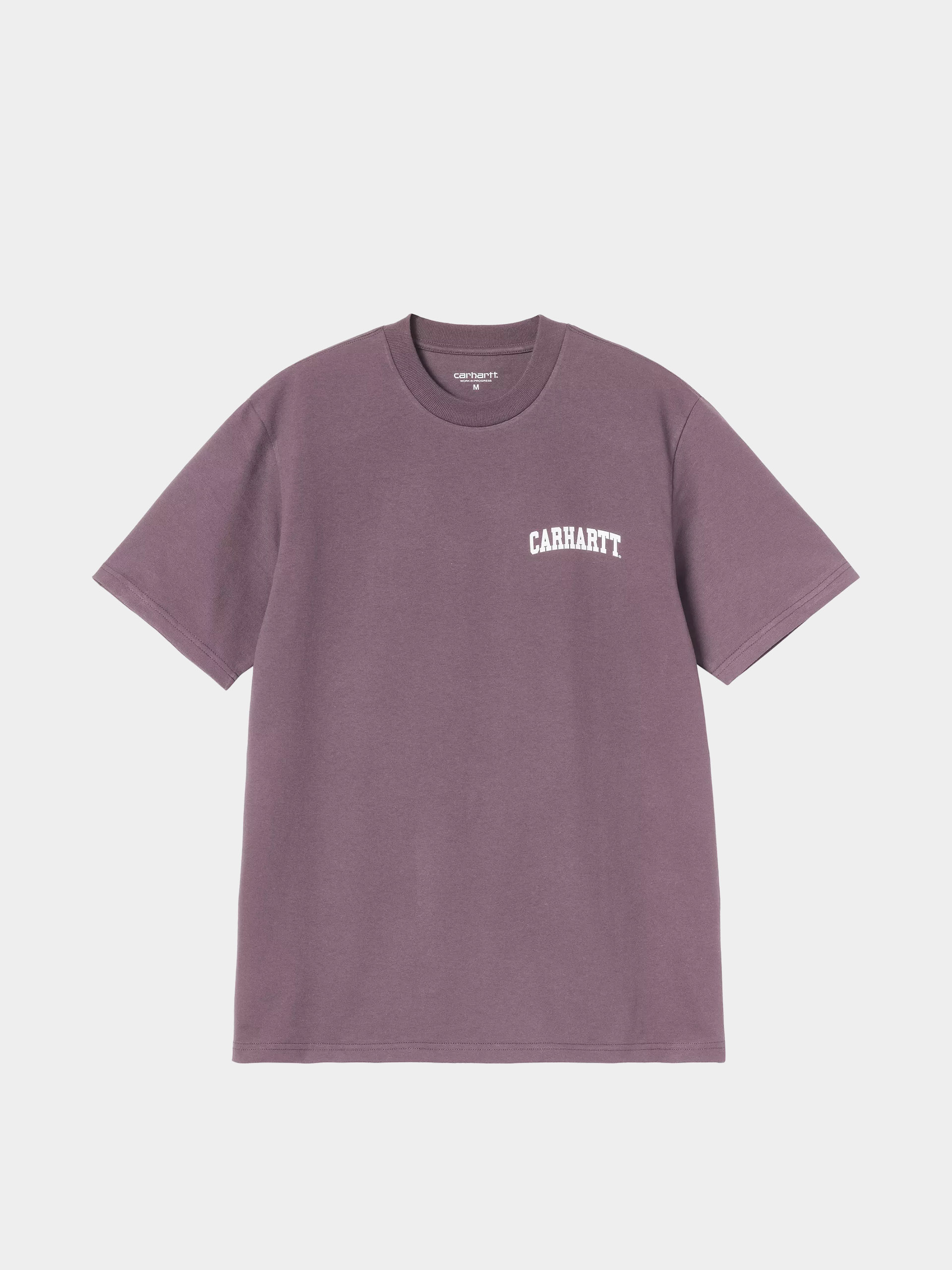 Тениска Carhartt WIP University Script (phlox/white)