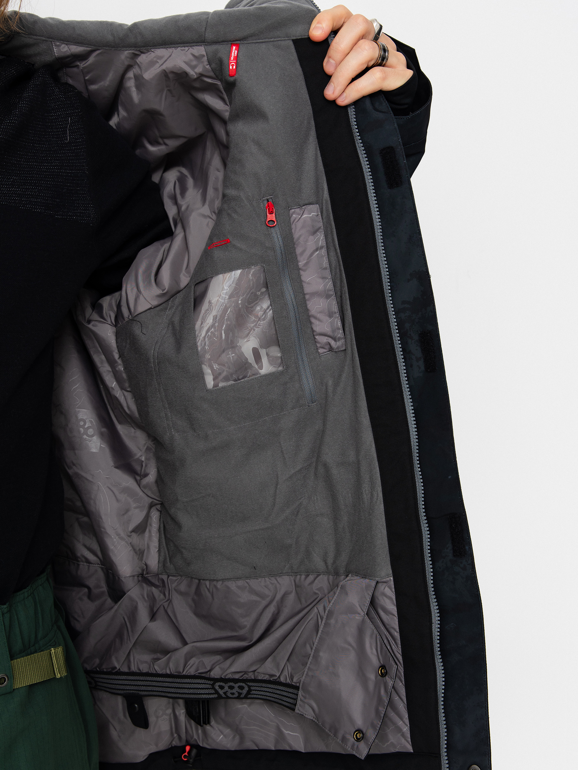 Мъжки Сноуборд яке 686 Geo Insulated (black hemisphere)