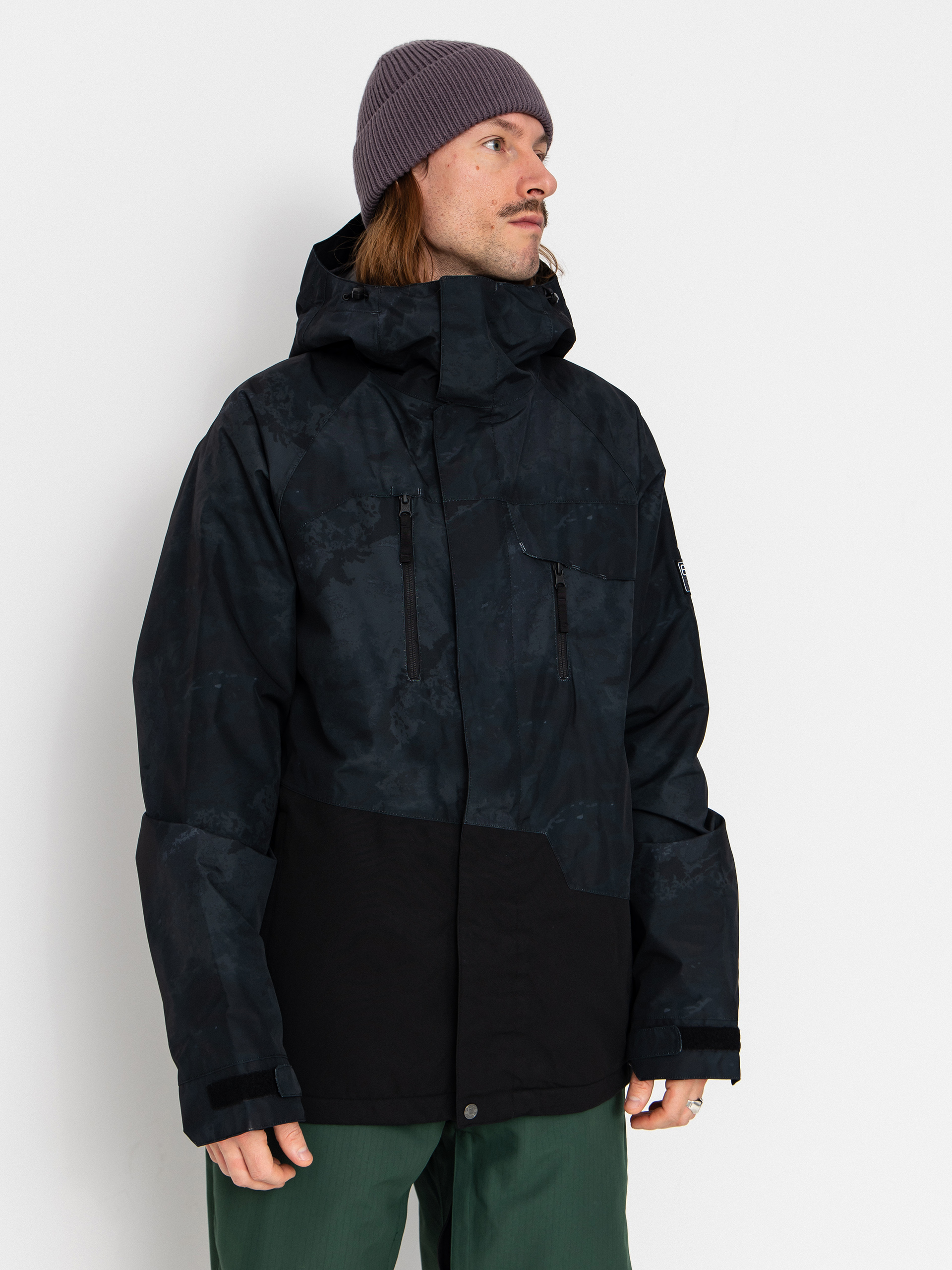 Мъжки Сноуборд яке 686 Geo Insulated (black hemisphere)