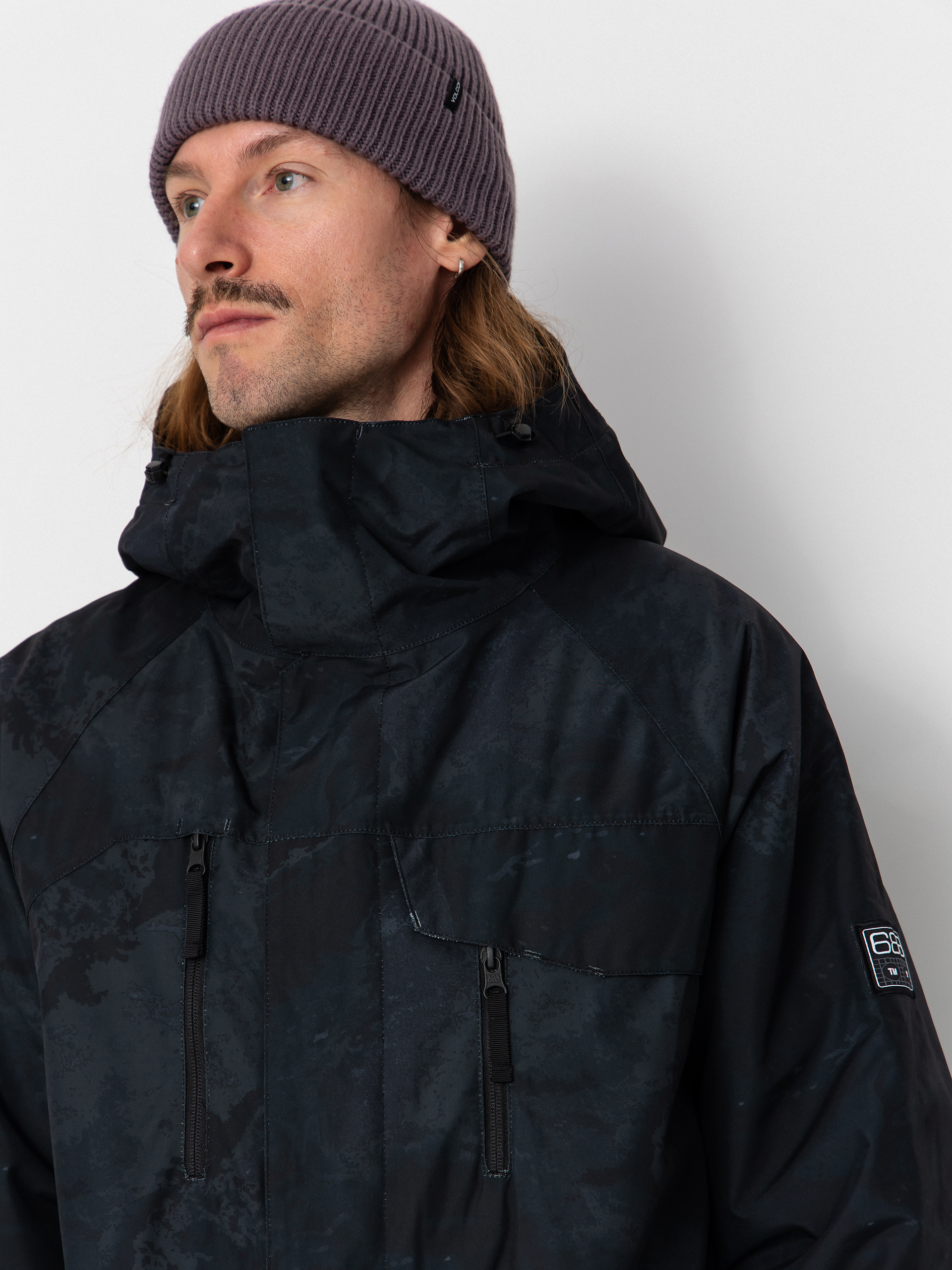 Мъжки Сноуборд яке 686 Geo Insulated (black hemisphere)