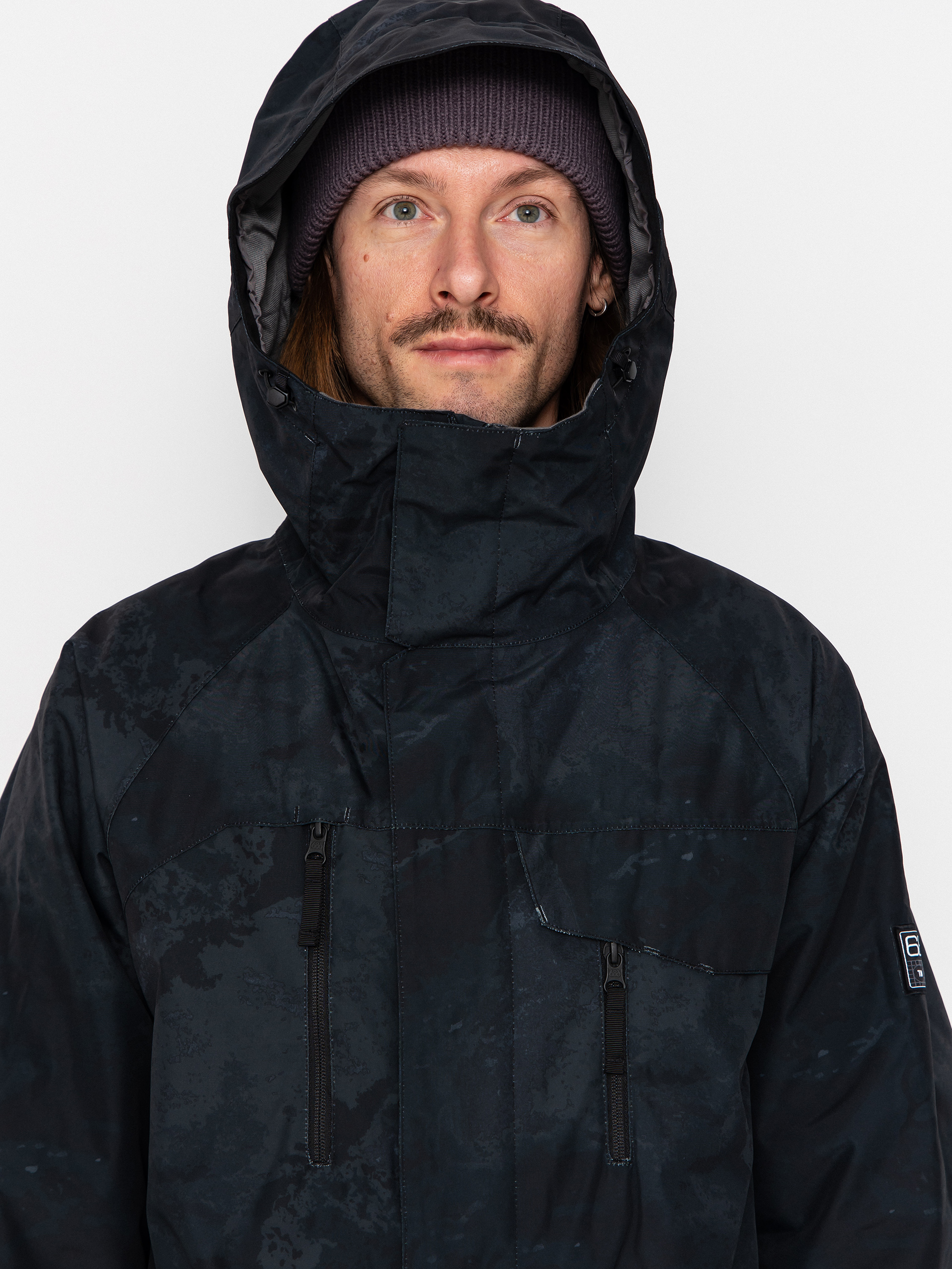 Мъжки Сноуборд яке 686 Geo Insulated (black hemisphere)