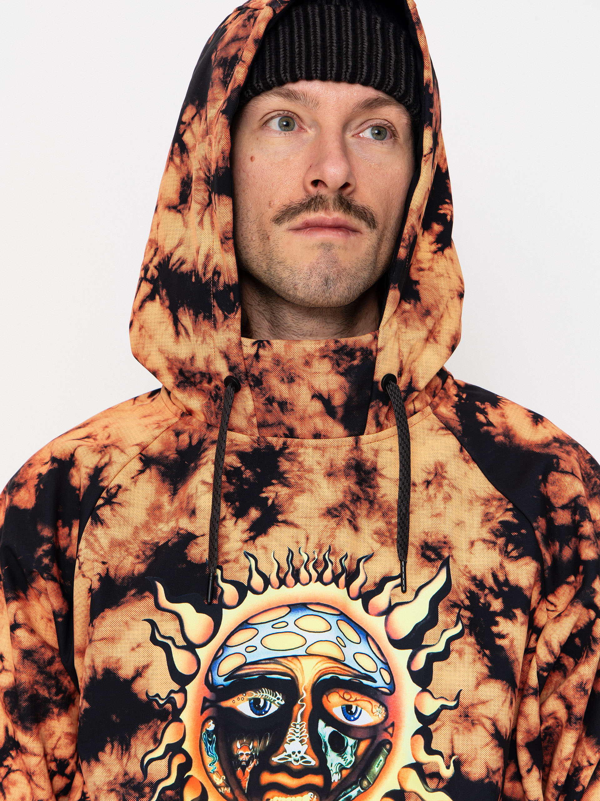 Мъжки Термо суитшърт 686 Waterproof HD (sublime orange tie dye)