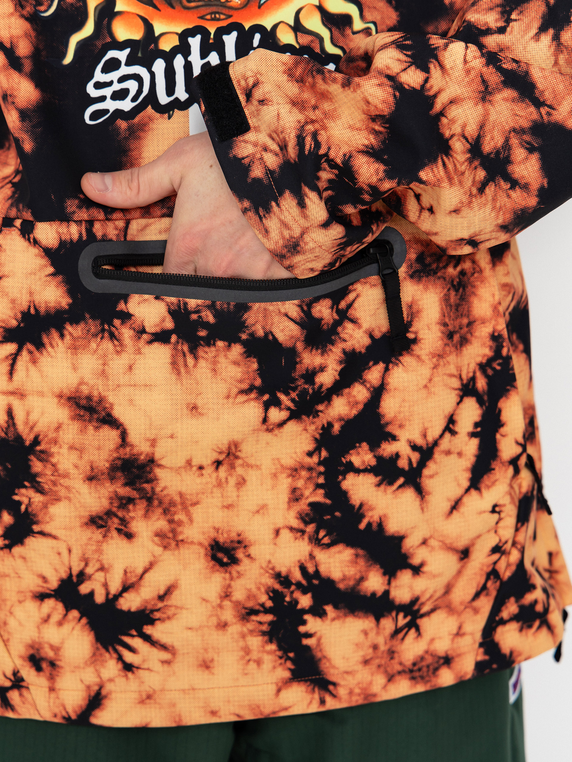 Мъжки Термо суитшърт 686 Waterproof HD (sublime orange tie dye)