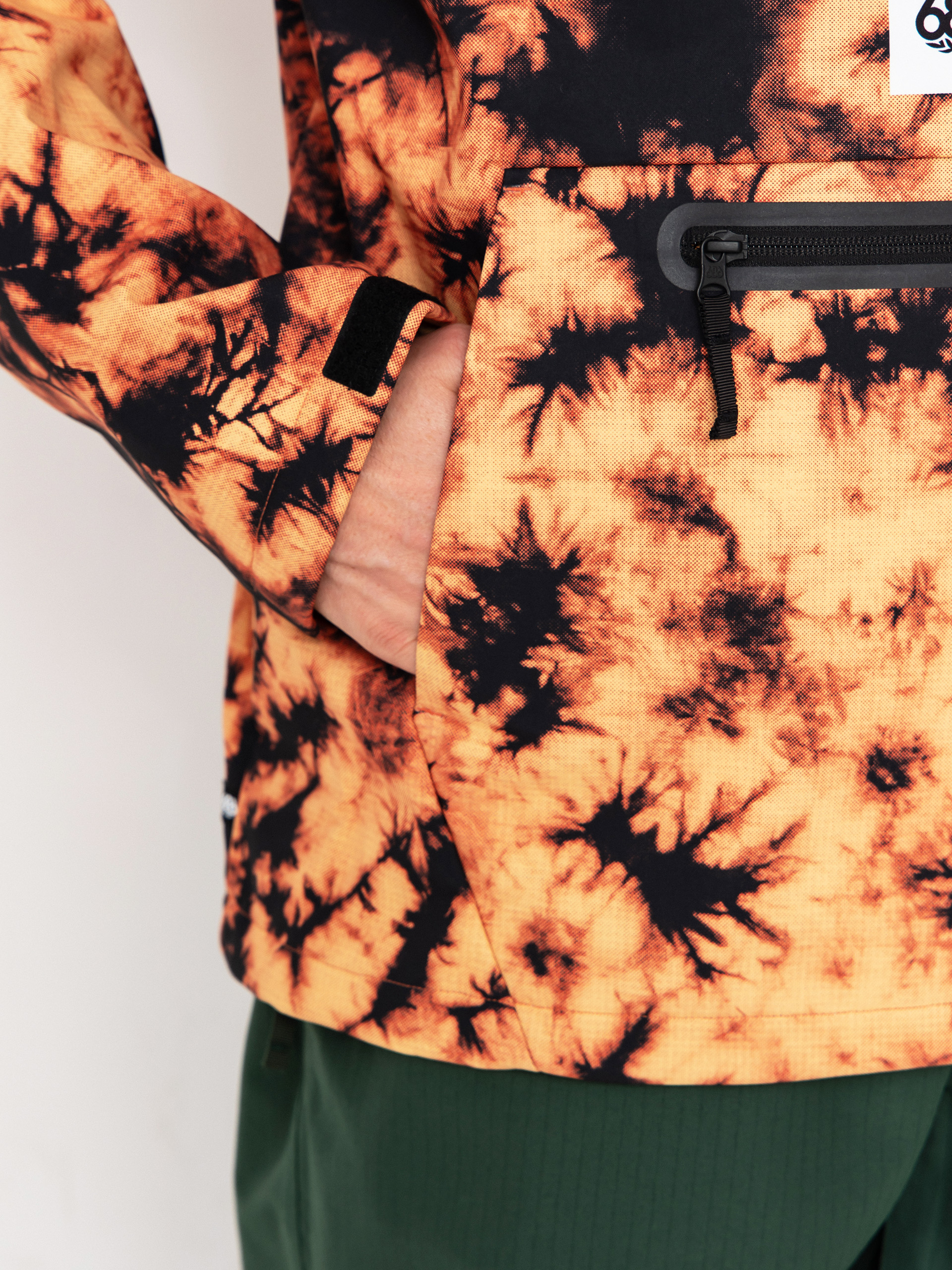 Мъжки Термо суитшърт 686 Waterproof HD (sublime orange tie dye)