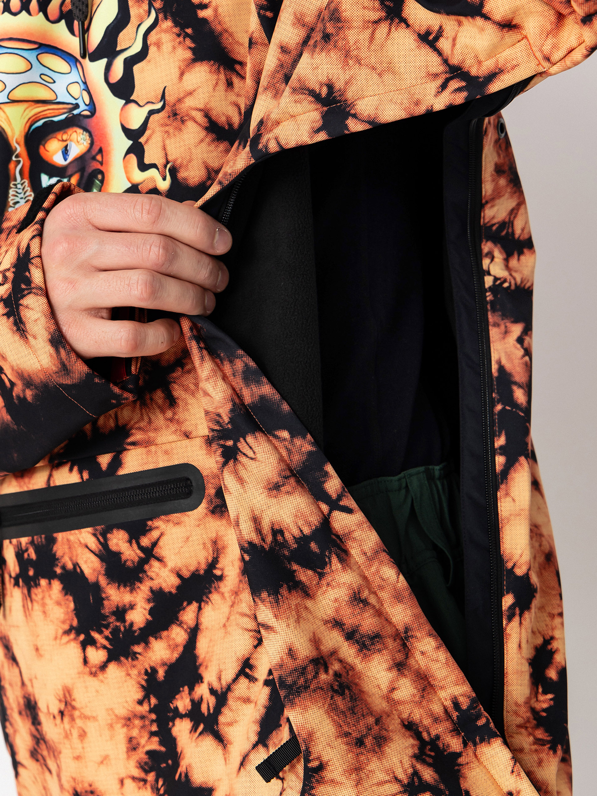 Мъжки Термо суитшърт 686 Waterproof HD (sublime orange tie dye)