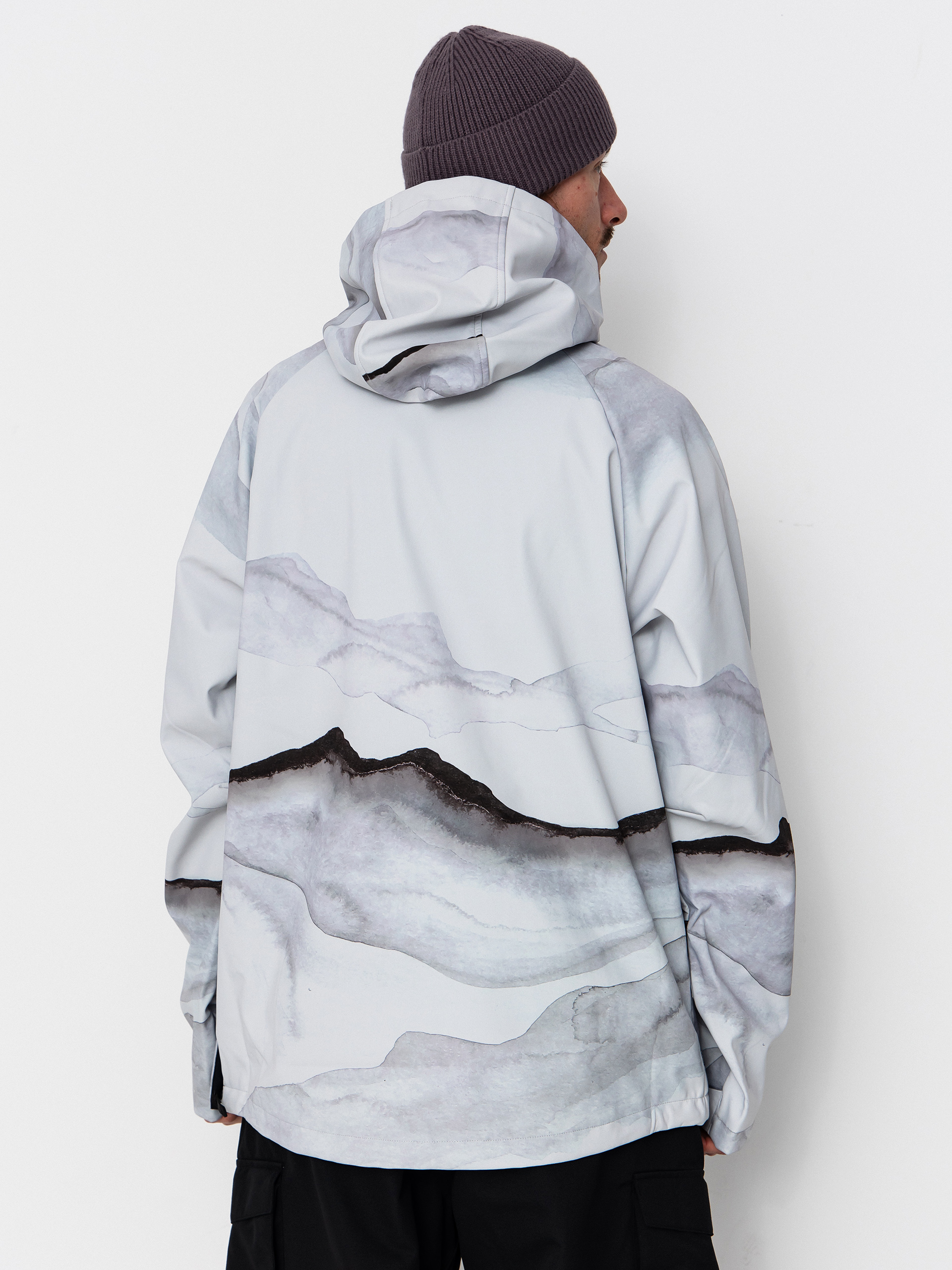 Мъжки Термо суитшърт 686 Waterproof HD (smoke mountain print)