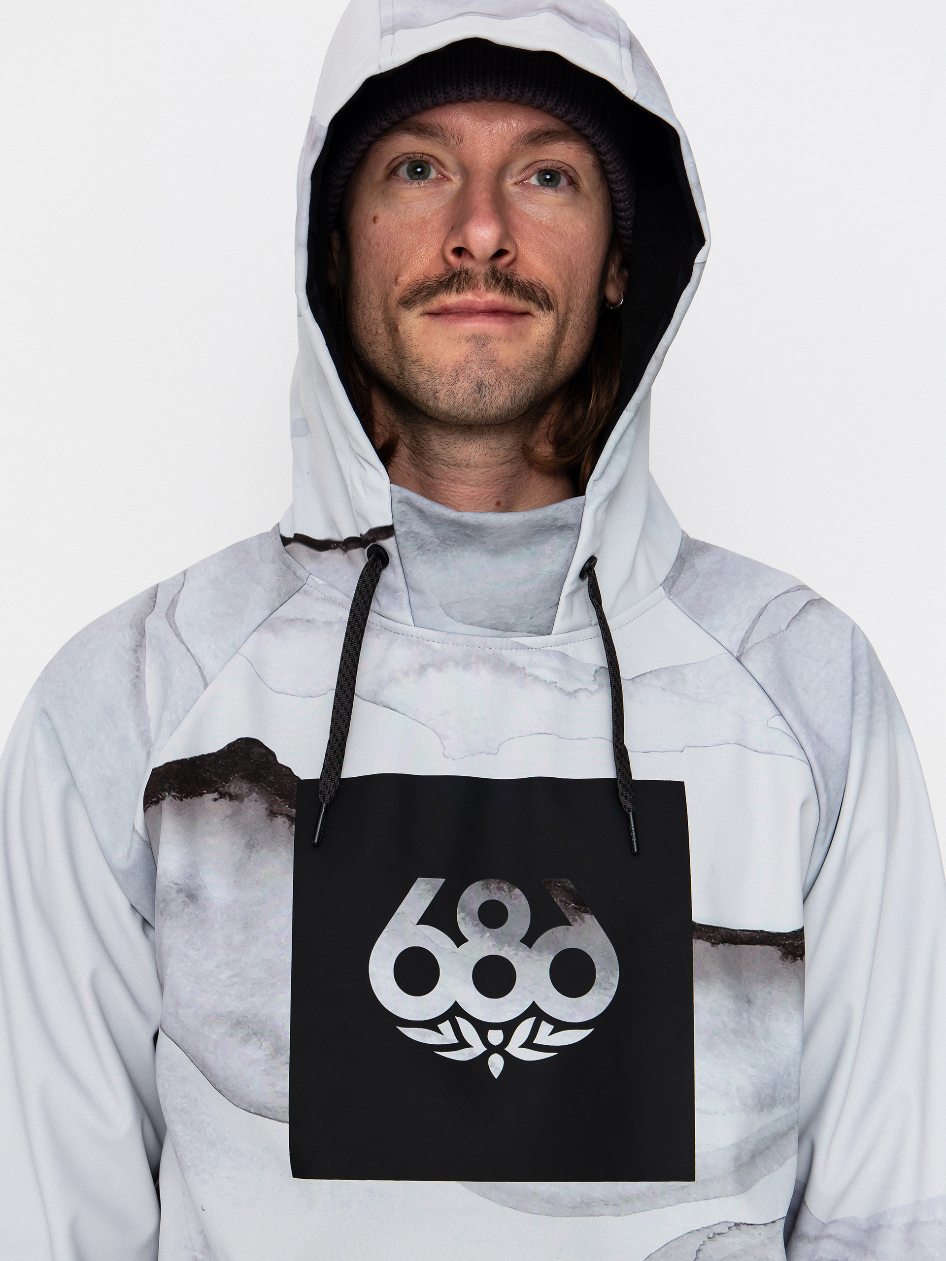 Мъжки Термо суитшърт 686 Waterproof HD (smoke mountain print)