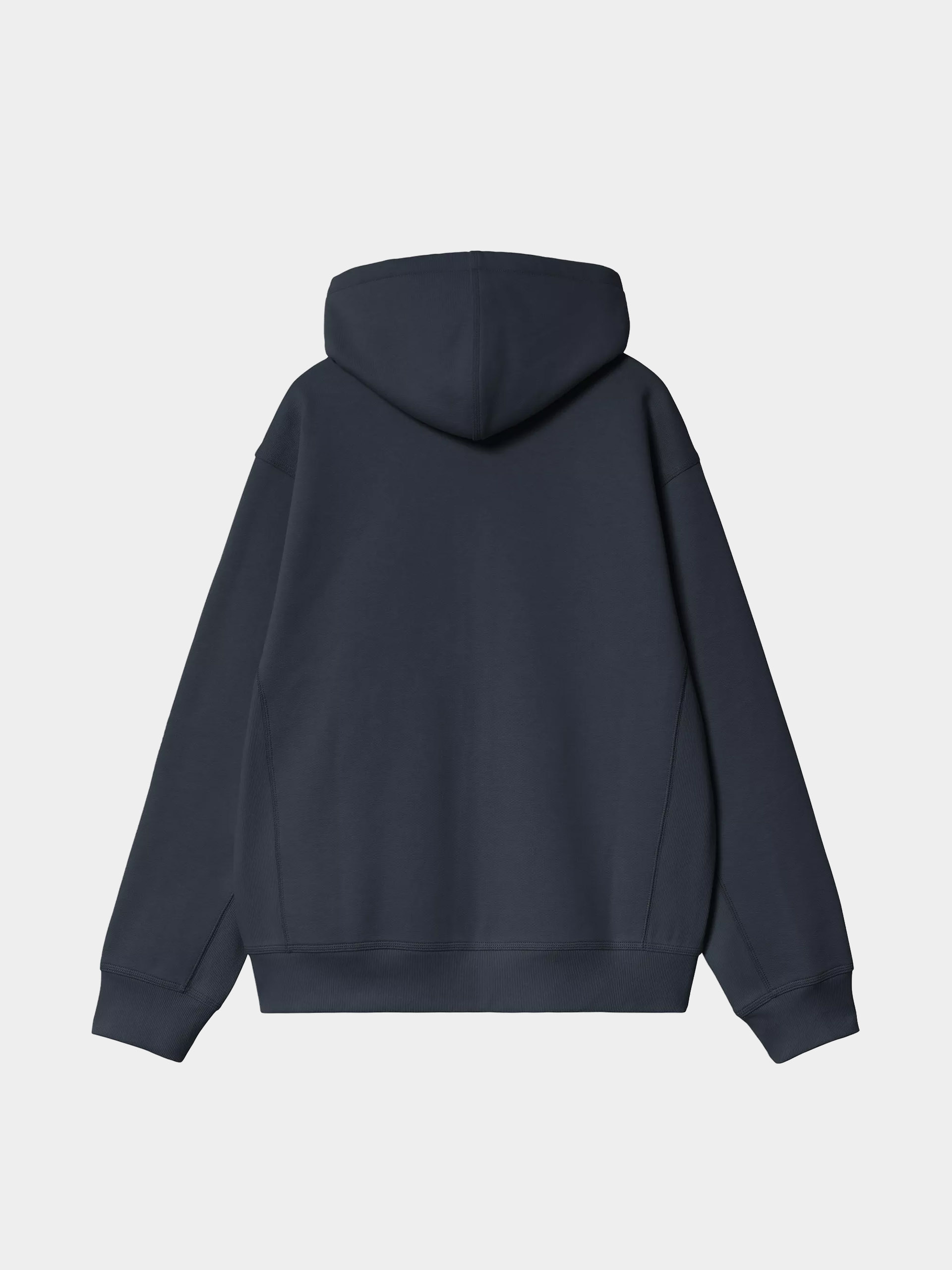 Суитшърт с качулка Carhartt WIP American Script ZHD (deep night)